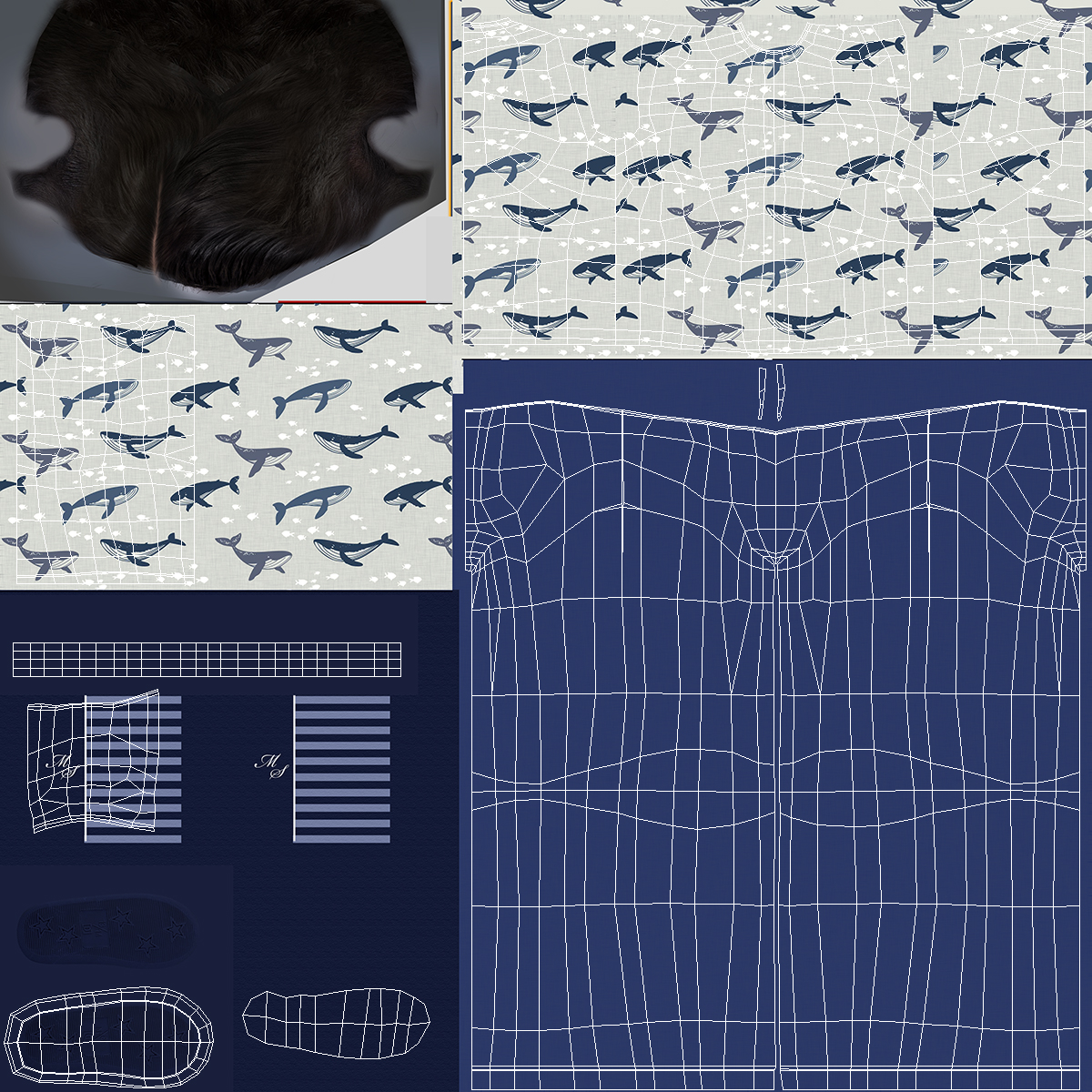 3D model Men Pyjama