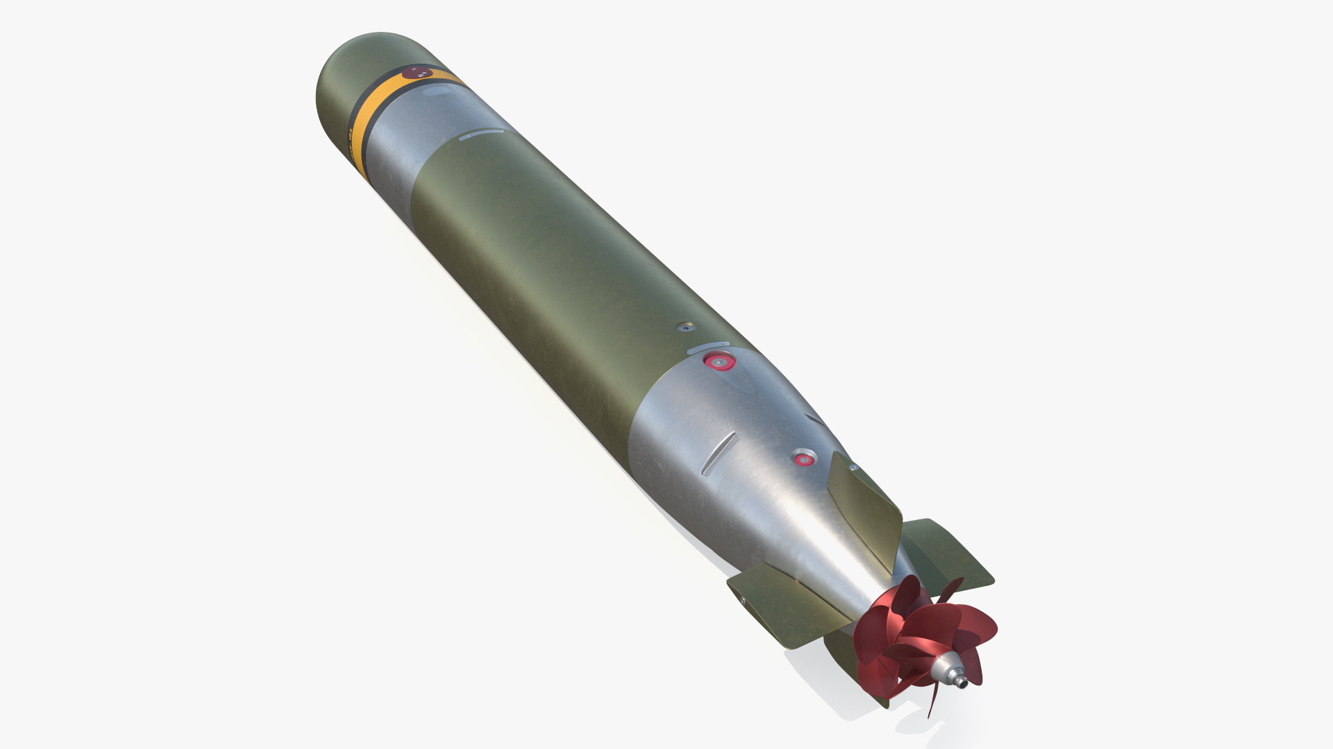 Mark 46 Torpedo 324mm Caliber 3D model