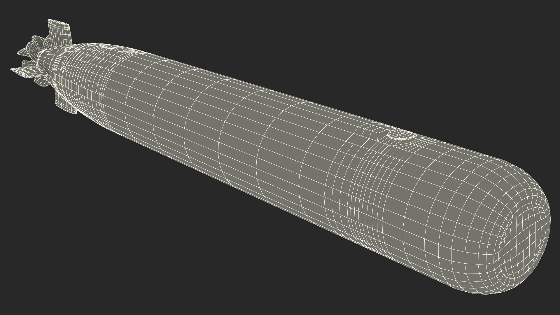 Mark 46 Torpedo 324mm Caliber 3D model