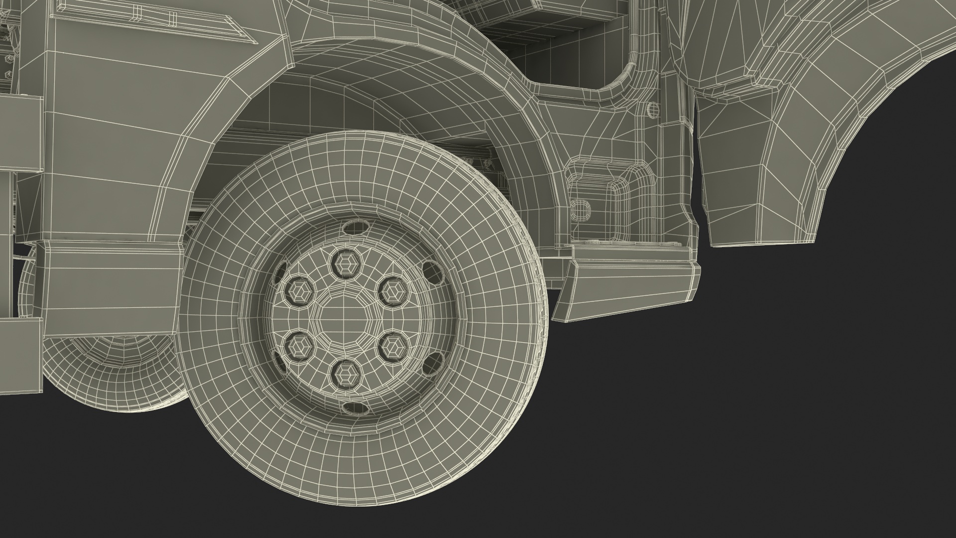 Truck BYD ETM6 Chassis Blue Rigged 3D model