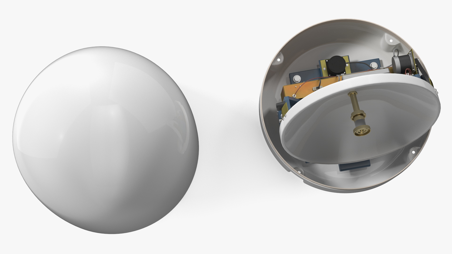 Marine Satellite TV Antenna 3D