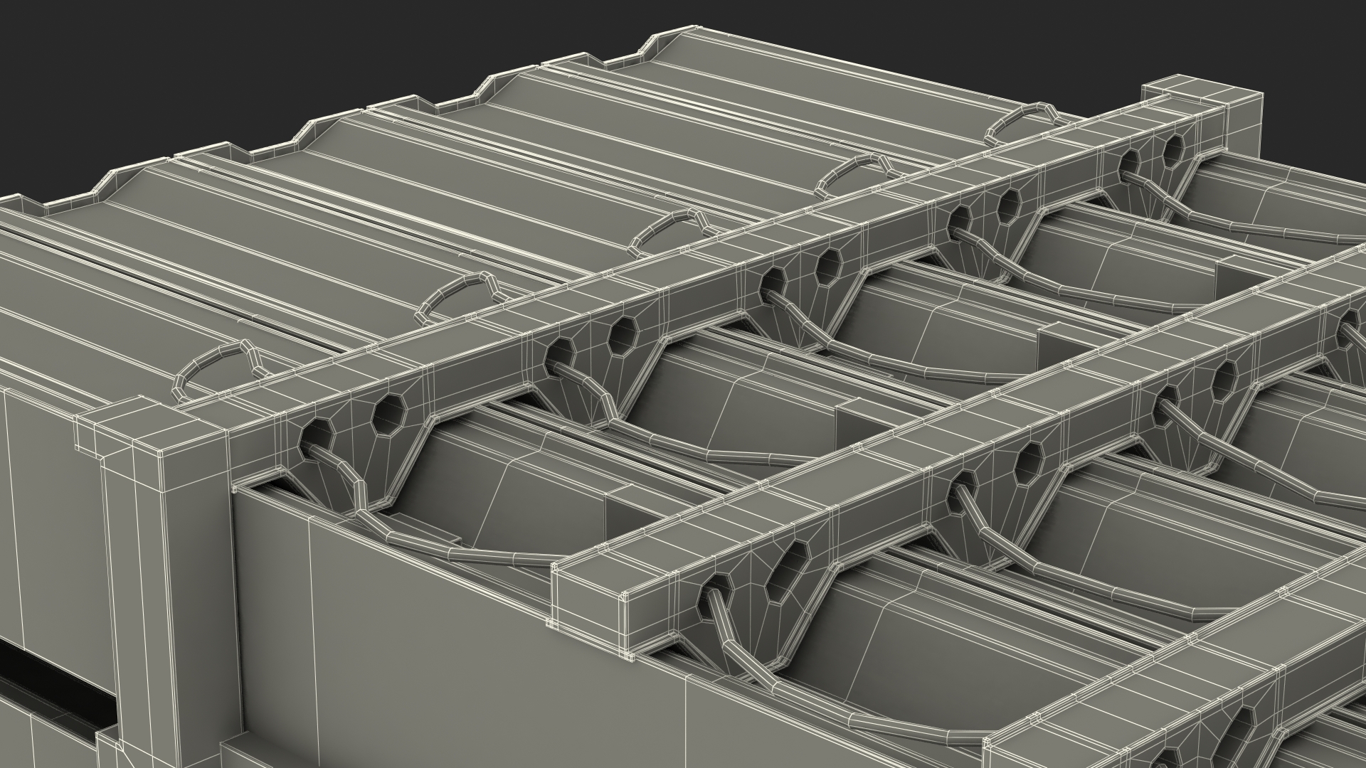 Tamir Interceptor Missile Clusters 3D model