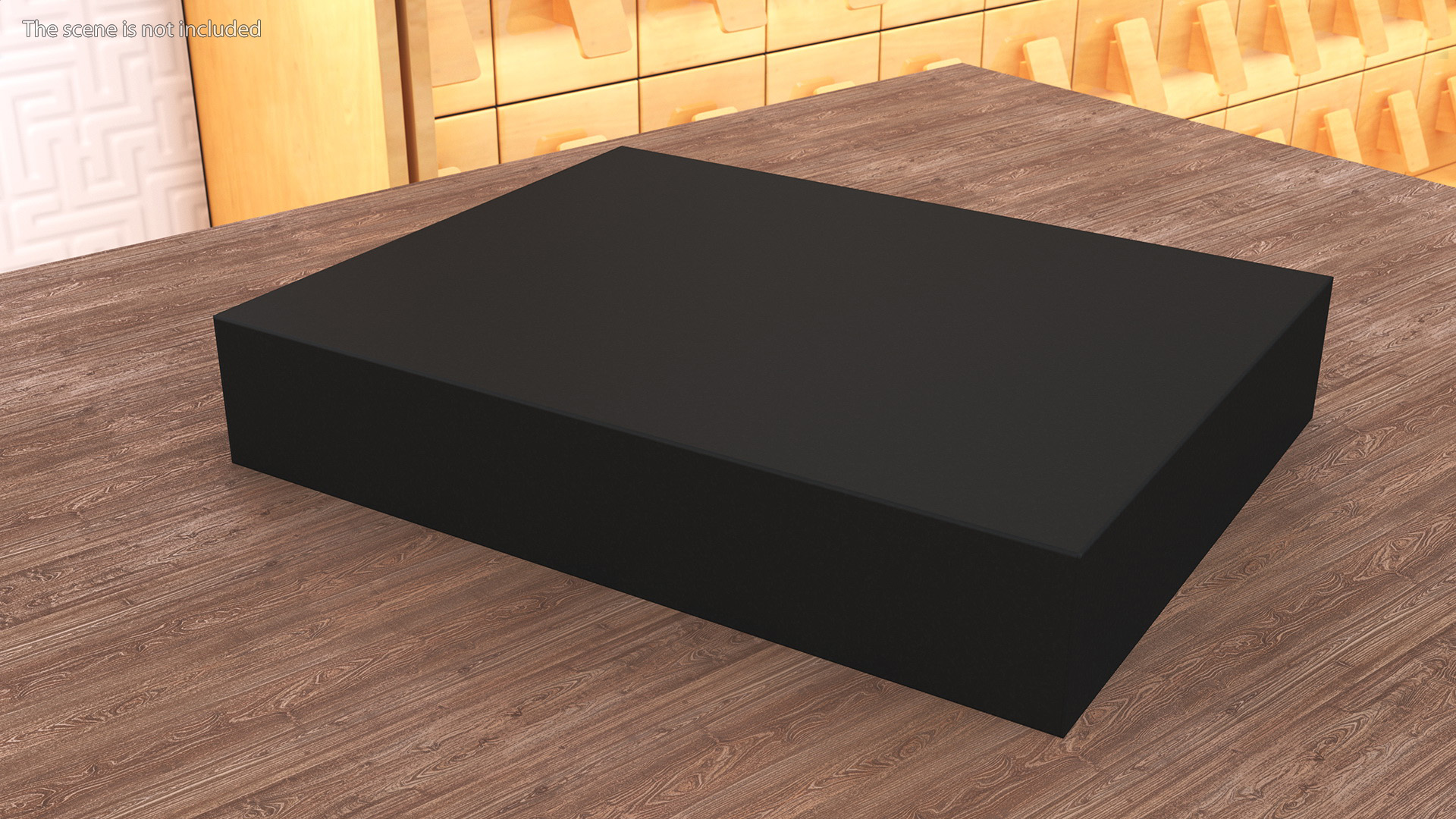 3D model Flat Rectangular Box