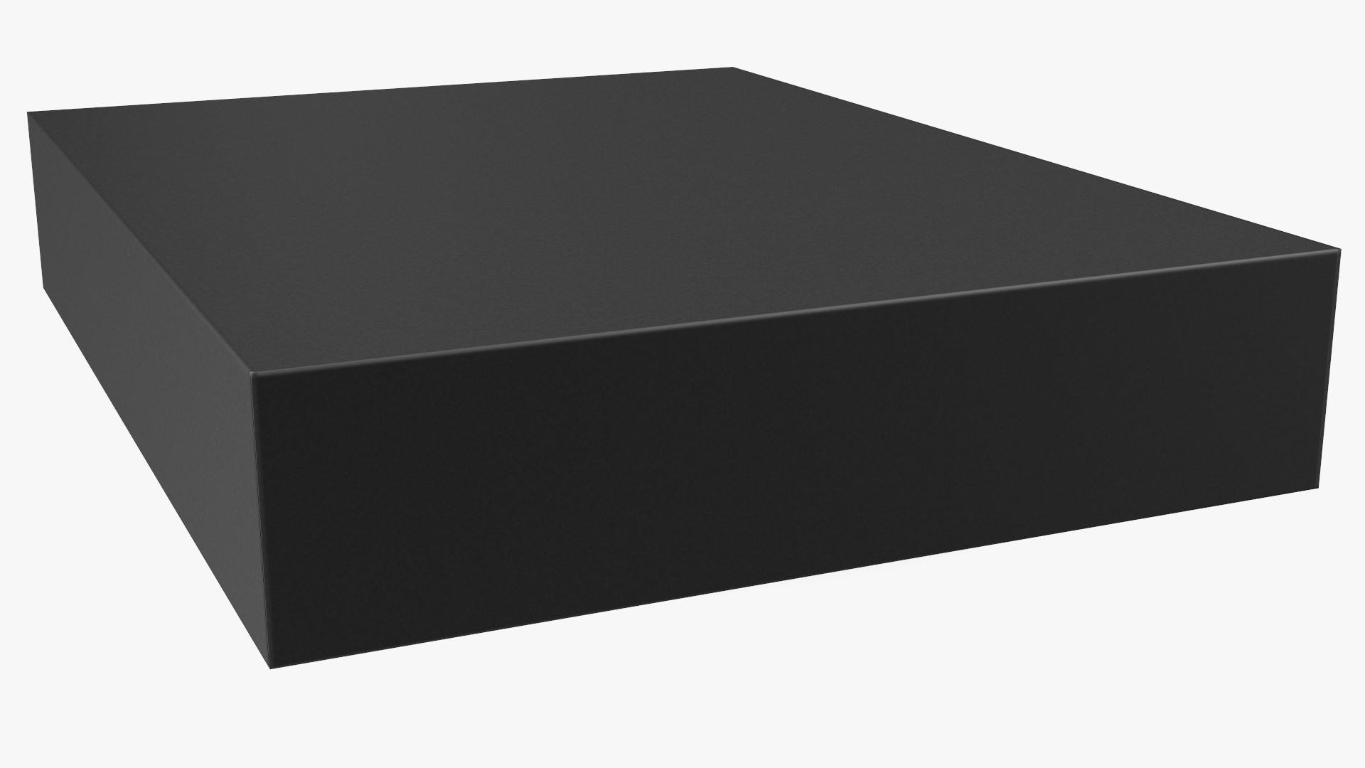 3D model Flat Rectangular Box