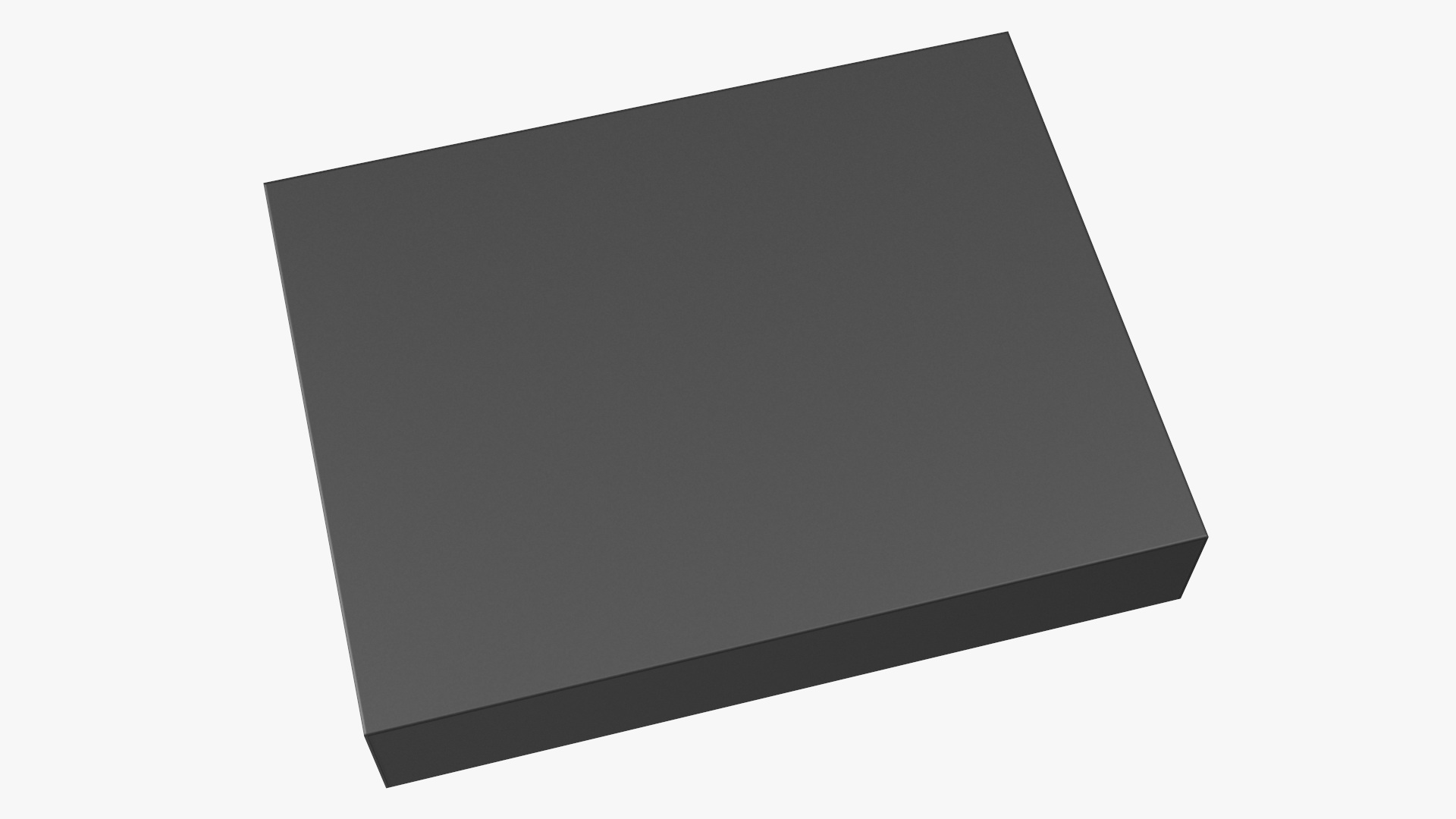 3D model Flat Rectangular Box