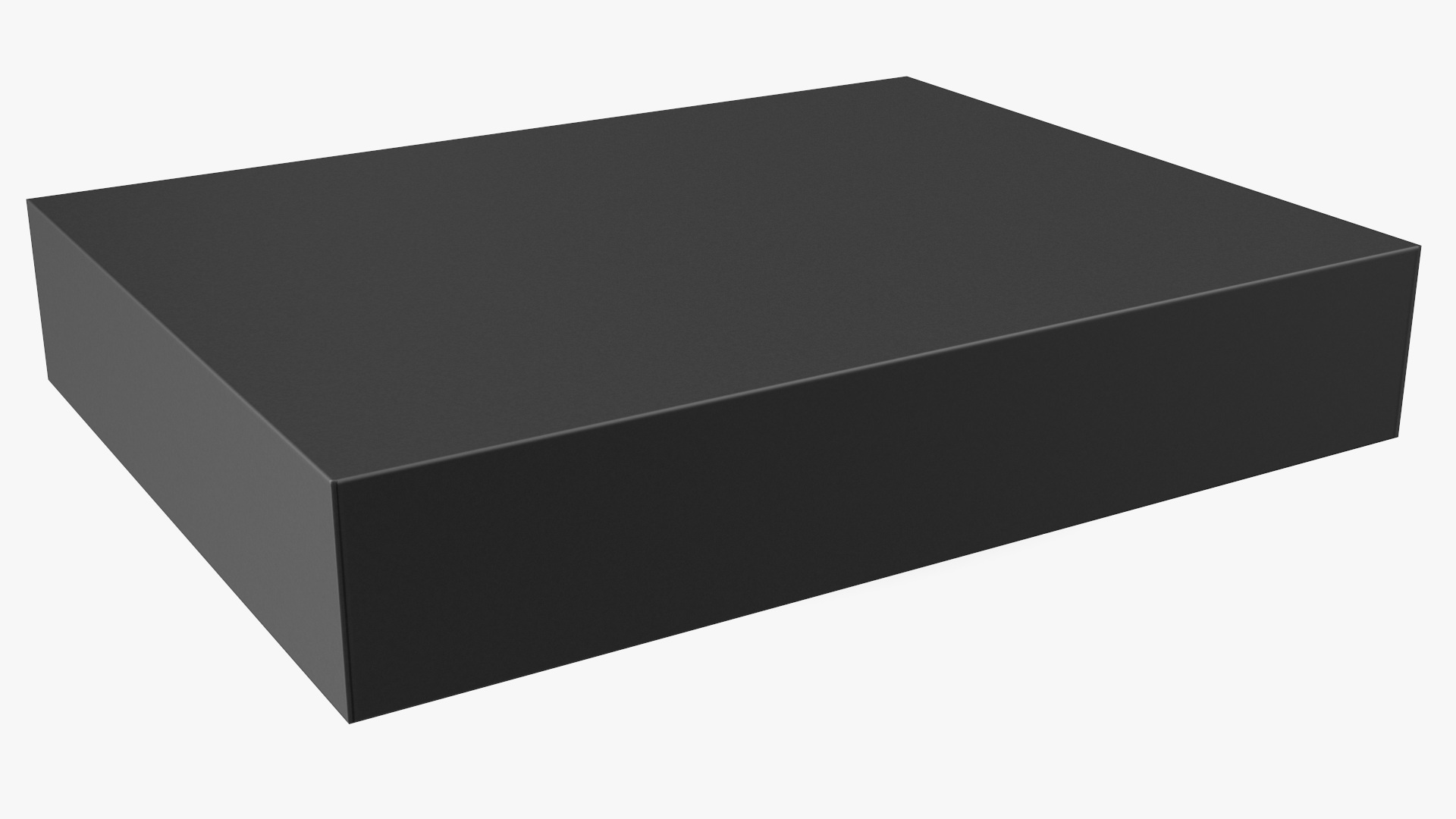 3D model Flat Rectangular Box