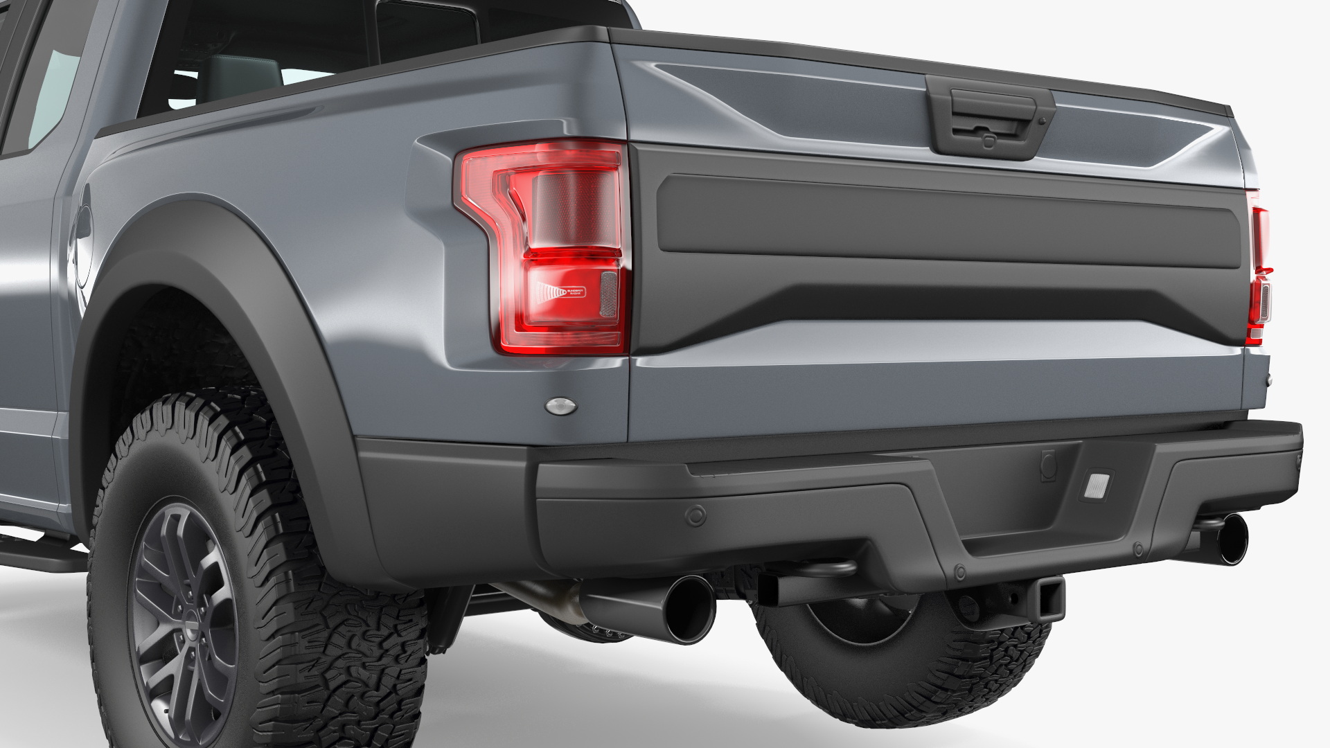 Pickup Truck Grey 3D
