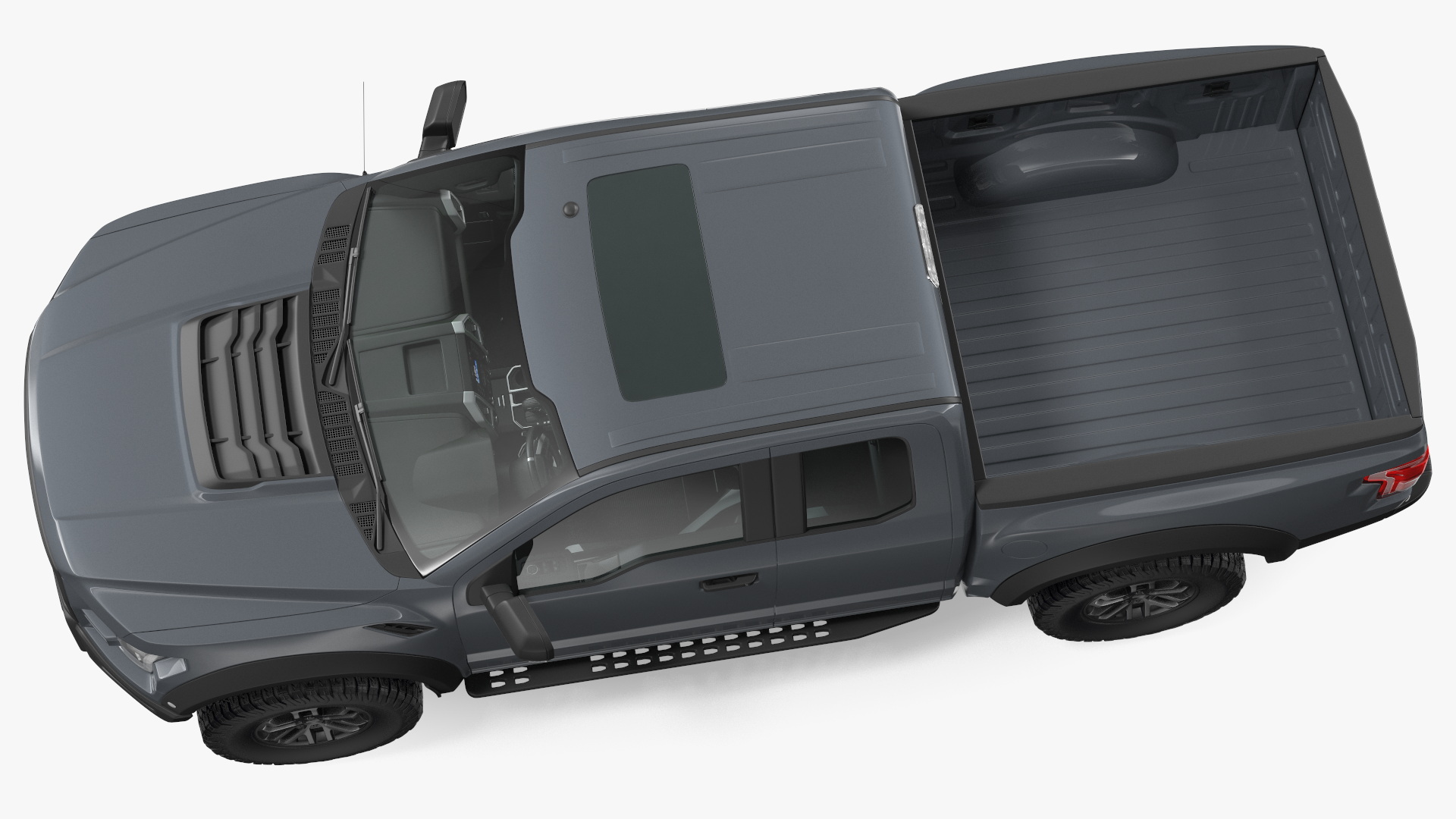 Pickup Truck Grey 3D