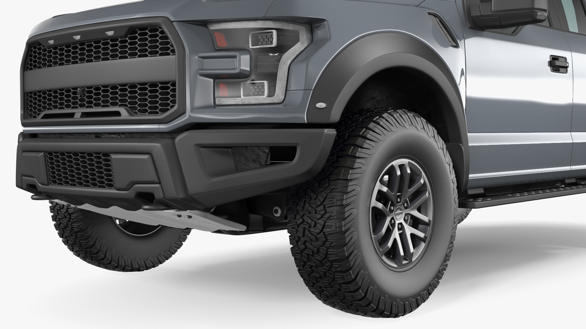 Pickup Truck Grey 3D