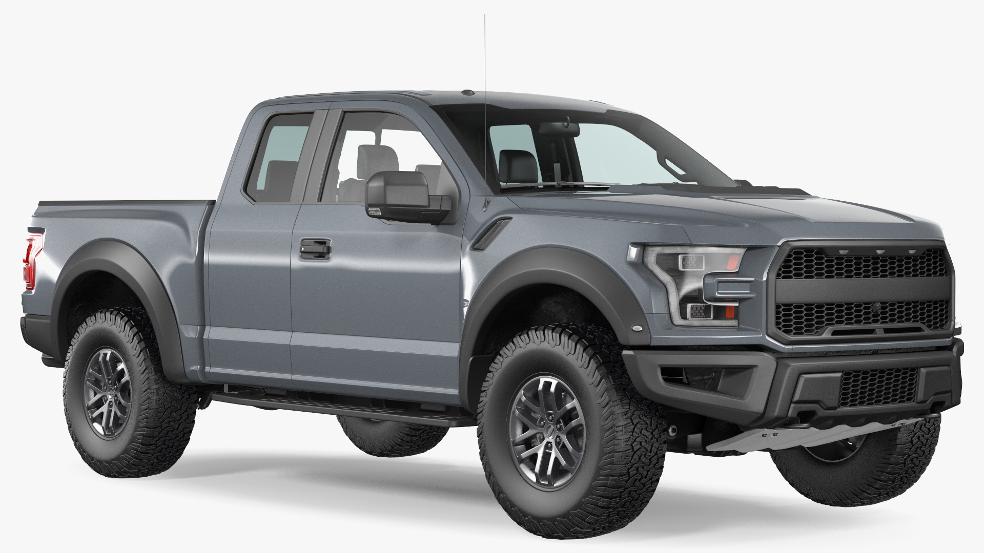 Pickup Truck Grey 3D