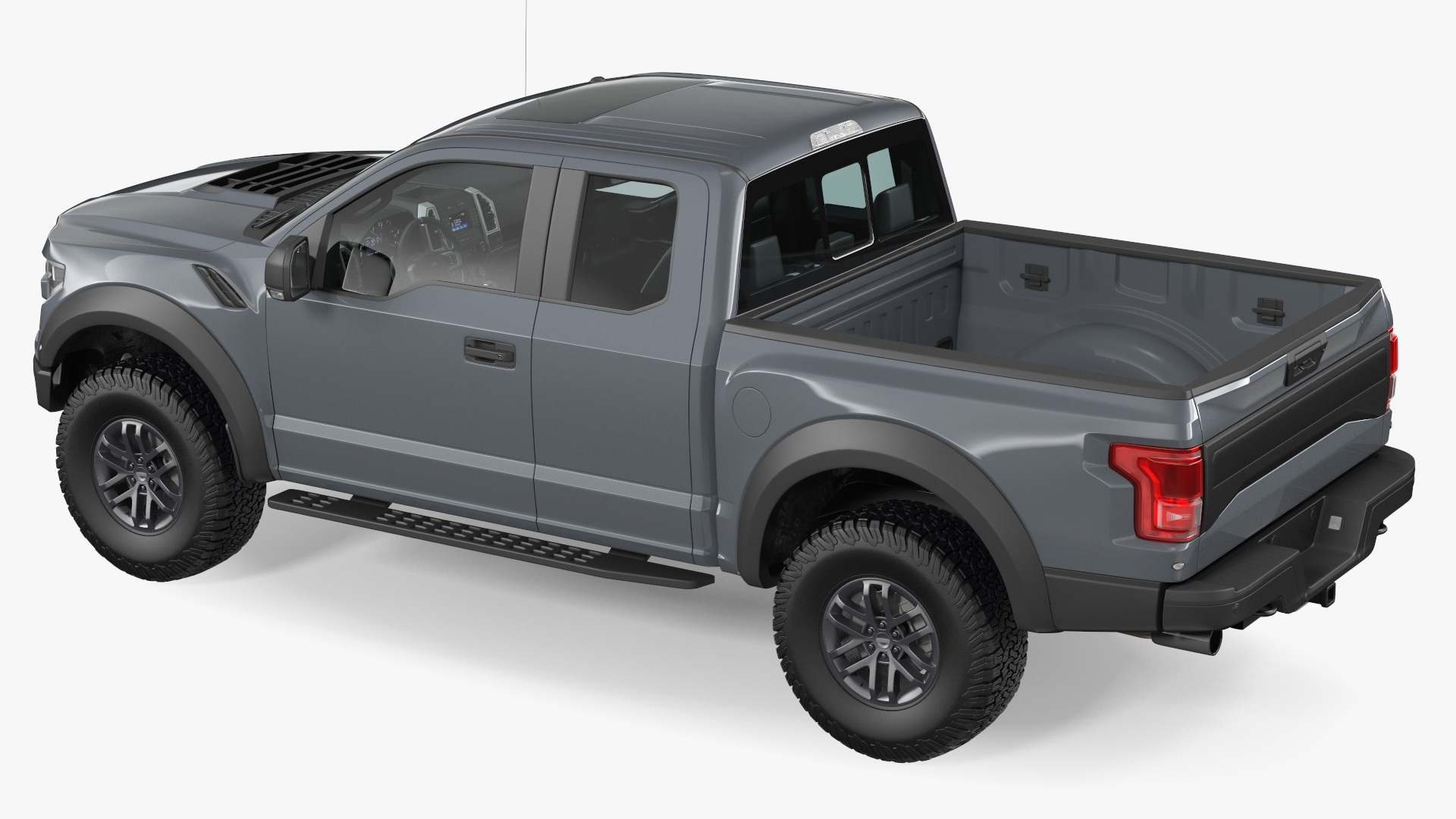 Pickup Truck Grey 3D