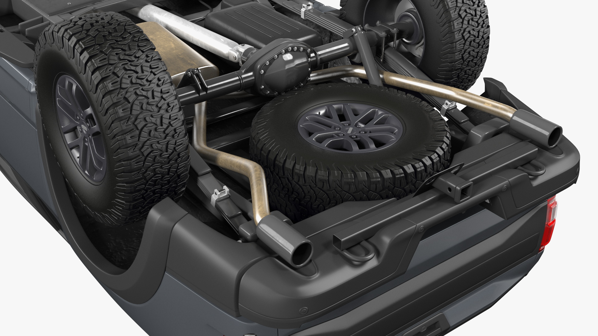 Pickup Truck Grey 3D