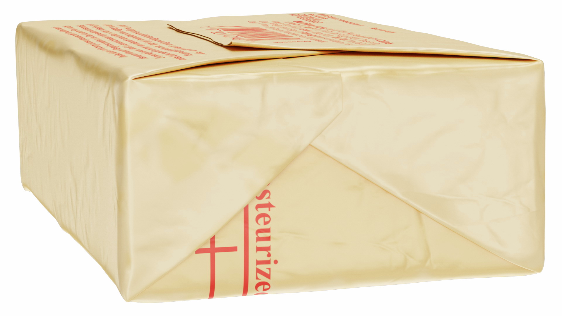 3D Stick of Wrapped Butter model