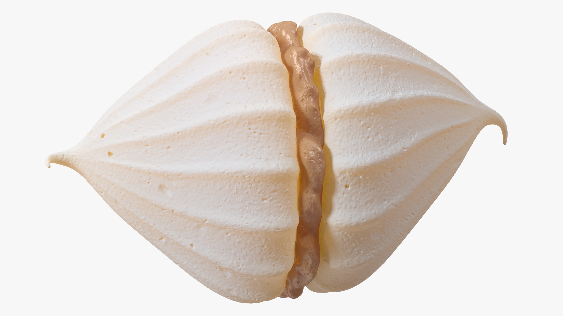 Meringue with Caramel Filling 3D model