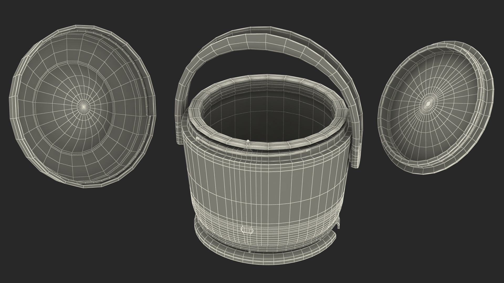 Portable Food Warmer Crockpot Blue 3D model