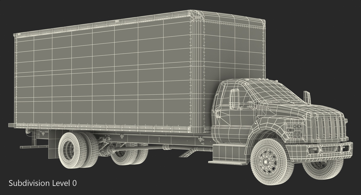 Straight Truck Generic 3D