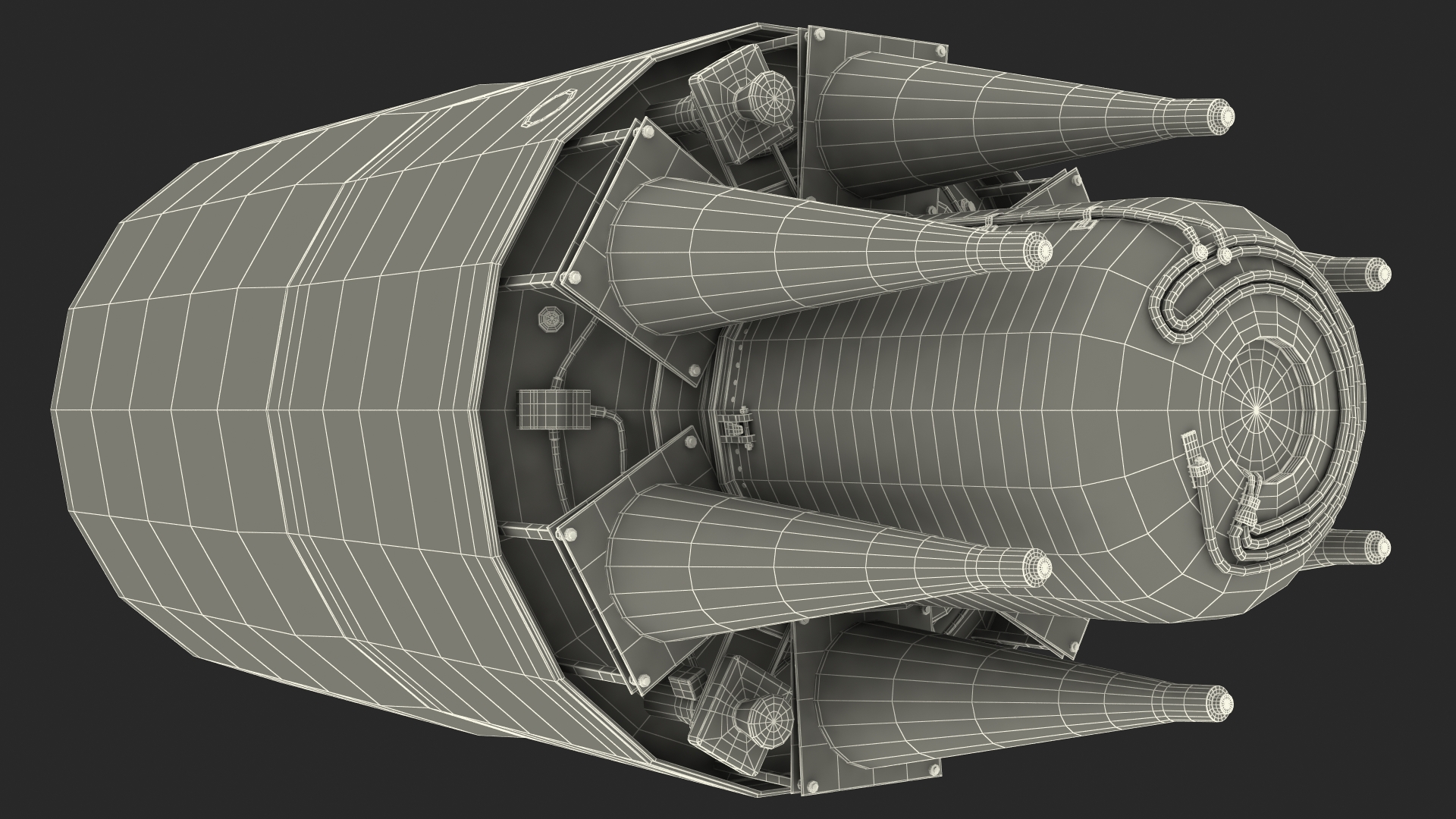 3D Trident II Ballistic Missile Warhead