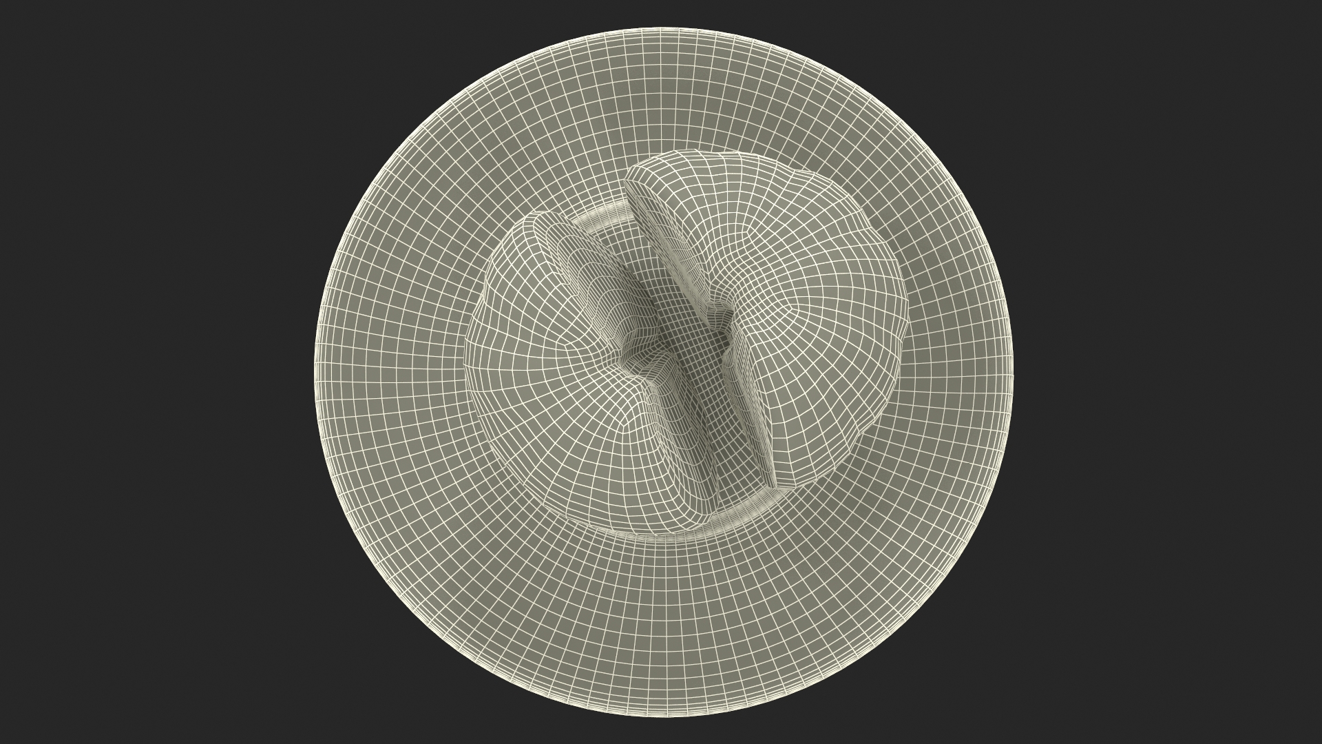 Peeled Tangerine Fruit on White Plate 3D