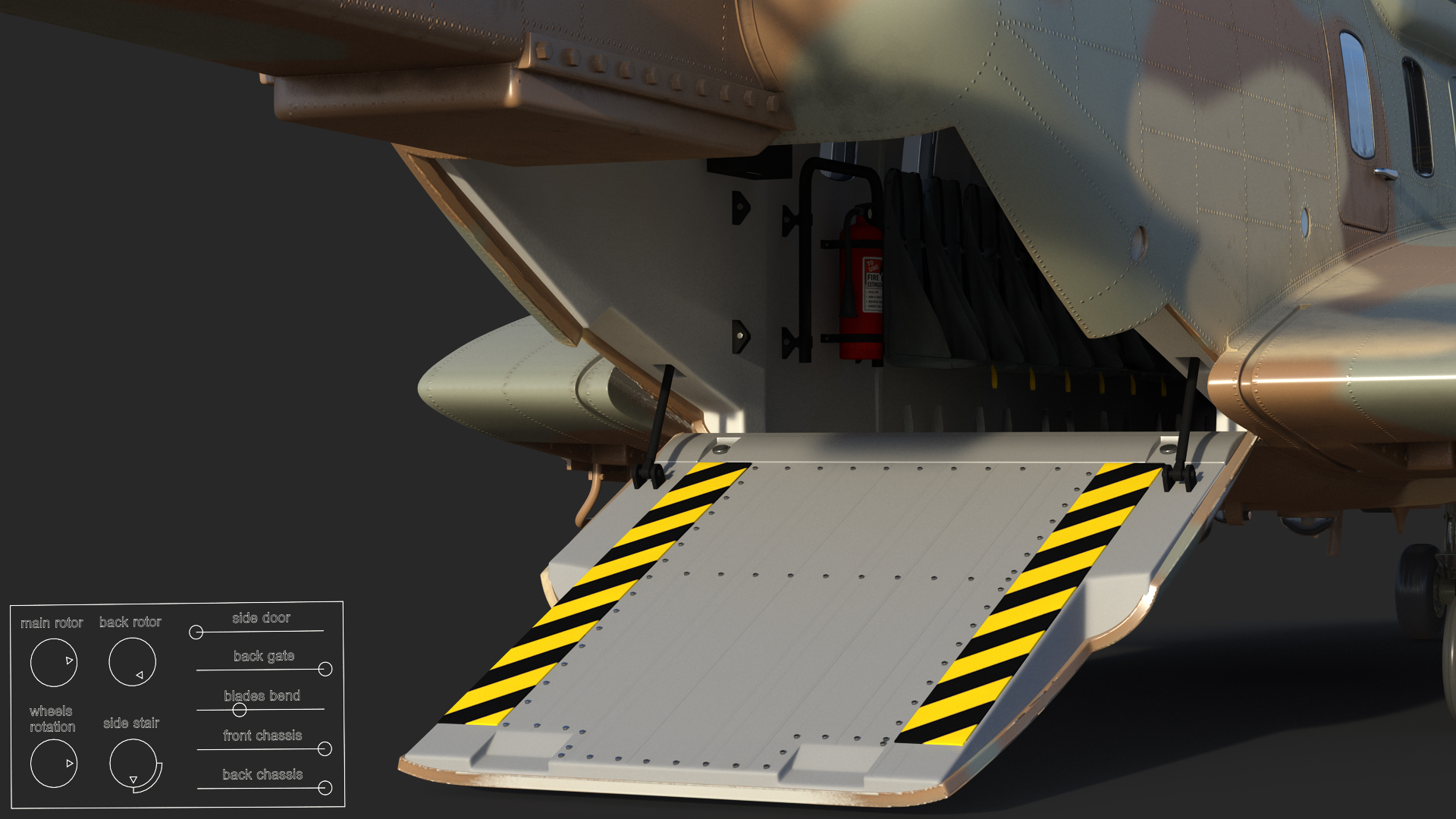 3D model Sikorsky H-92 Superhawk Rigged