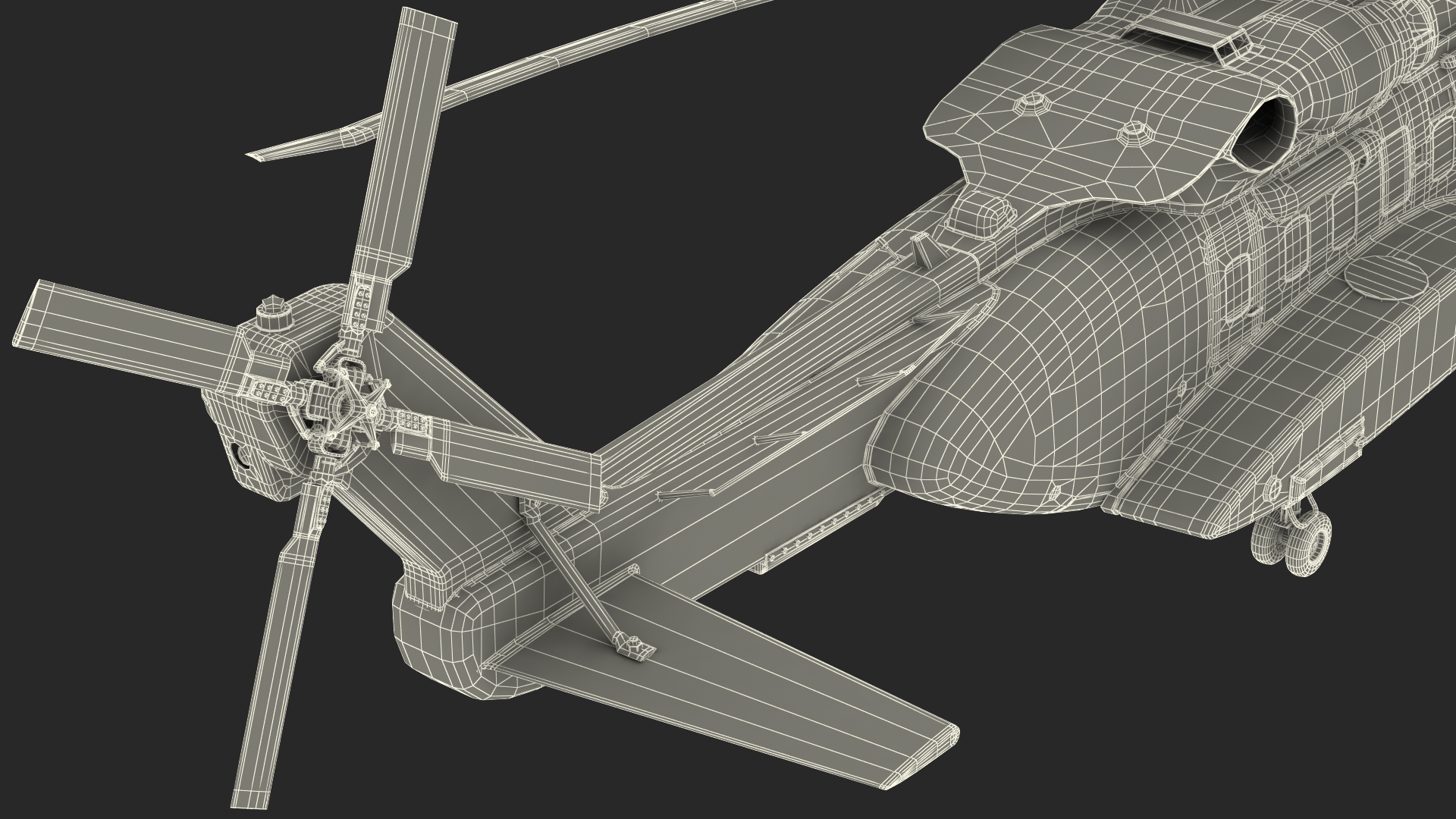 3D model Sikorsky H-92 Superhawk Rigged
