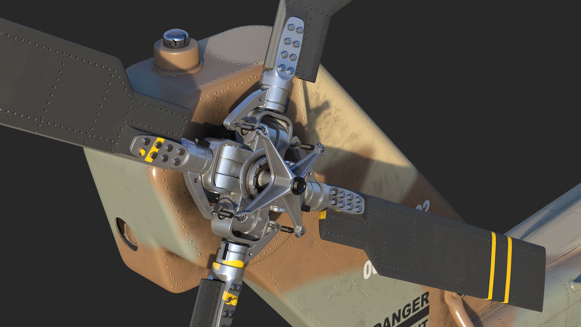 3D model Sikorsky H-92 Superhawk Rigged