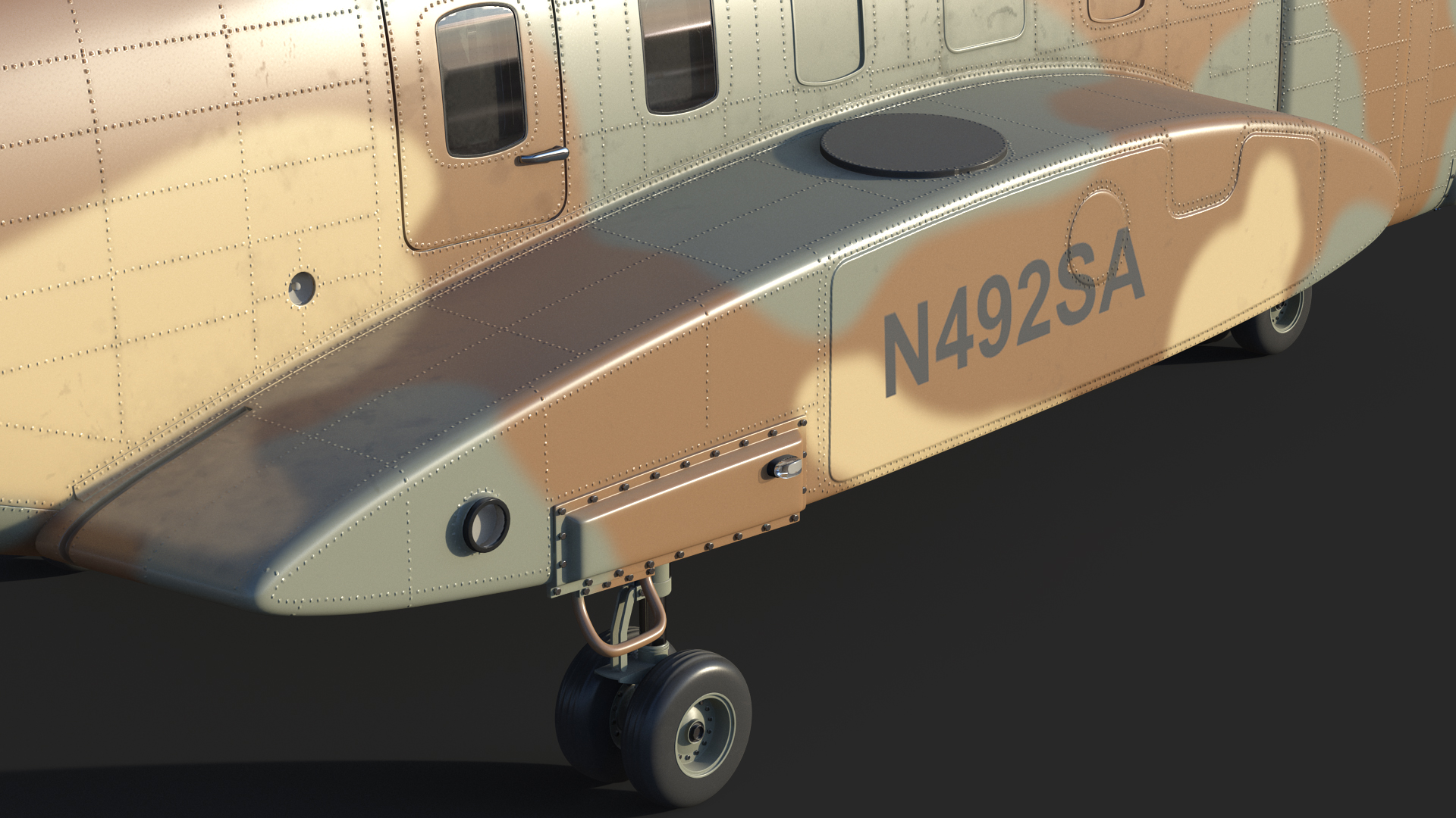 3D model Sikorsky H-92 Superhawk Rigged