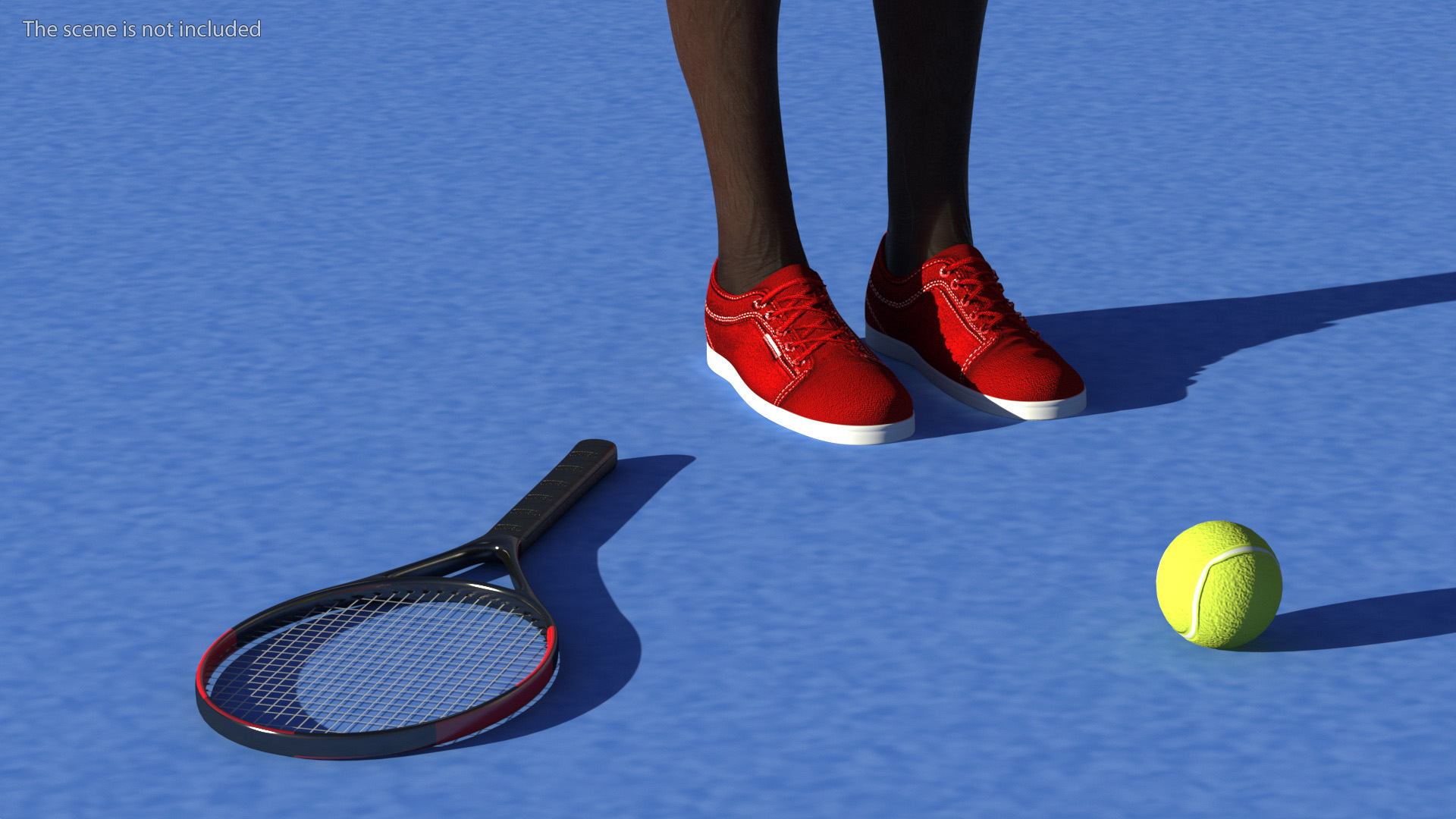 3D model Afro American Grandpa Tennis Style Rigged for Cinema 4D