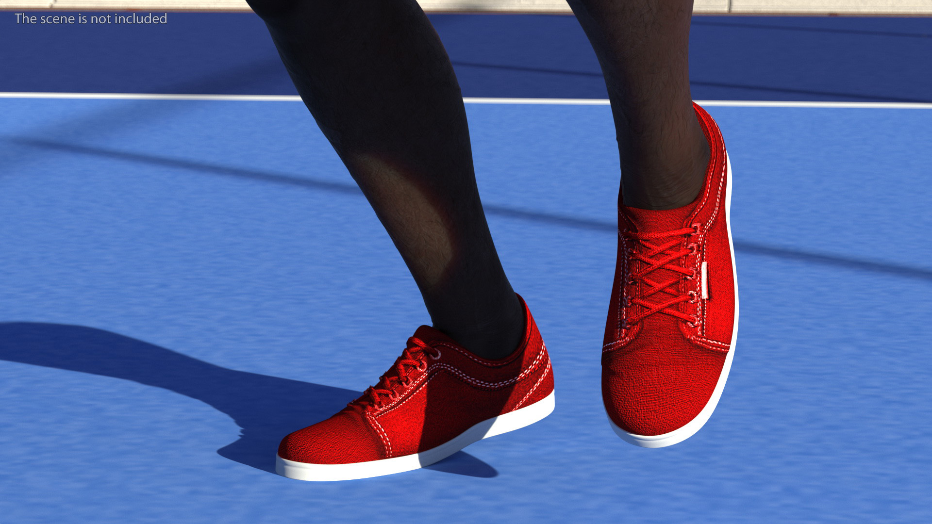 3D model Afro American Grandpa Tennis Style Rigged for Cinema 4D
