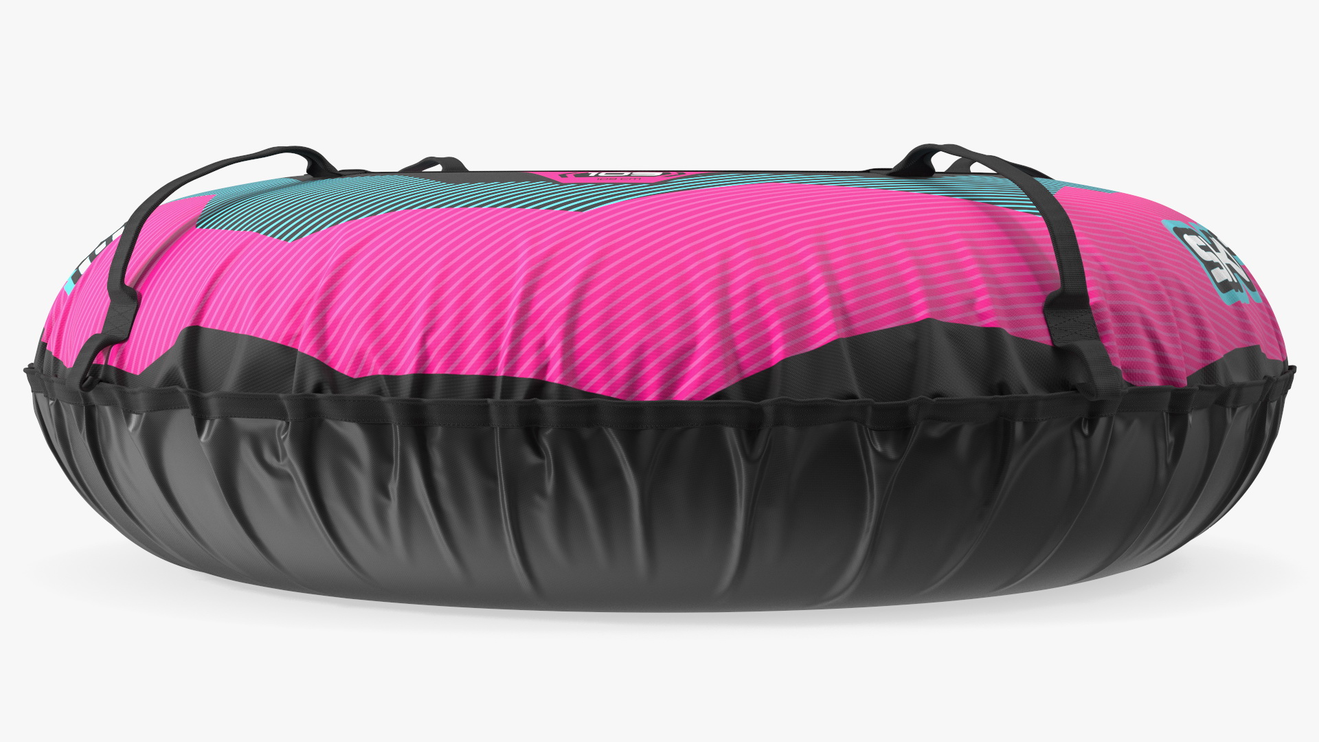 Snow Tube Sled Pink 3D model