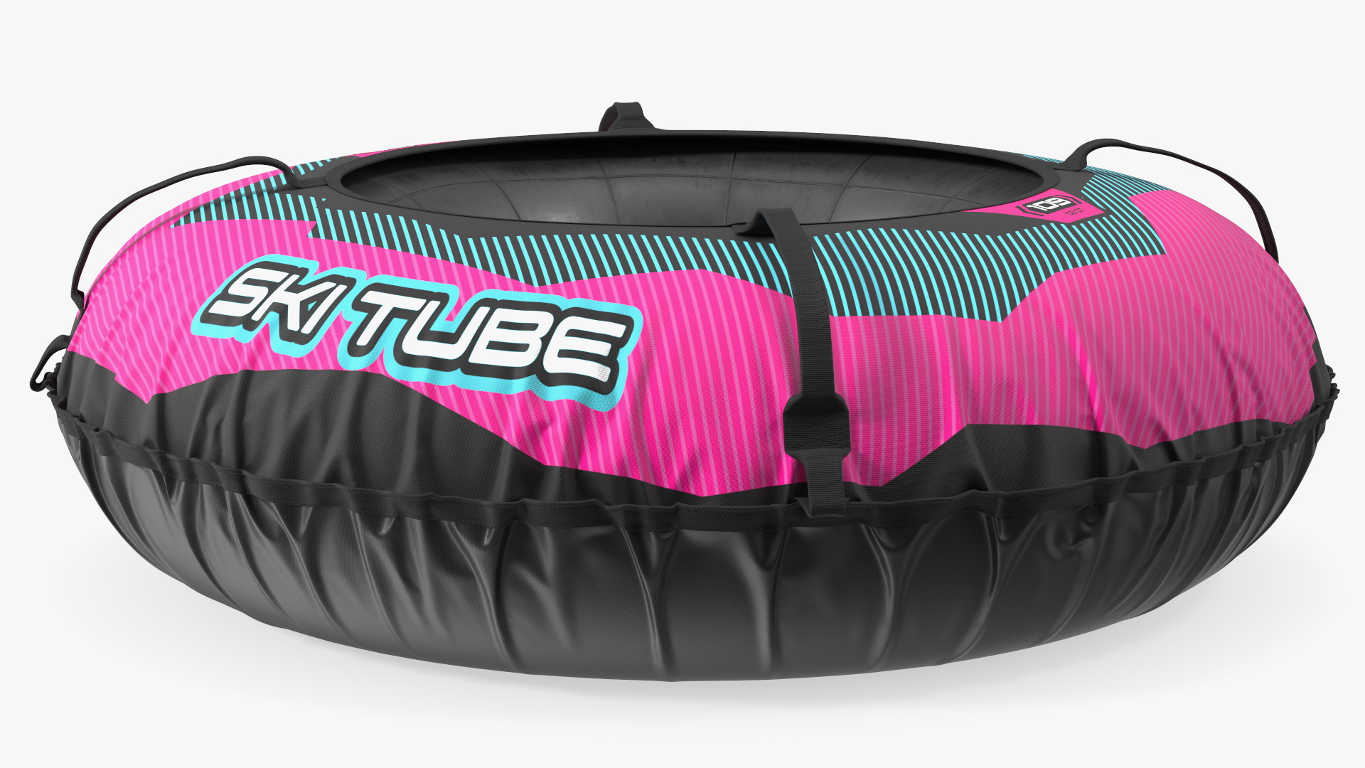 Snow Tube Sled Pink 3D model