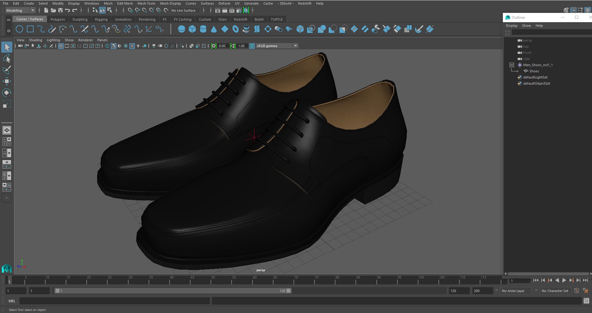 Men Shoes 3D model