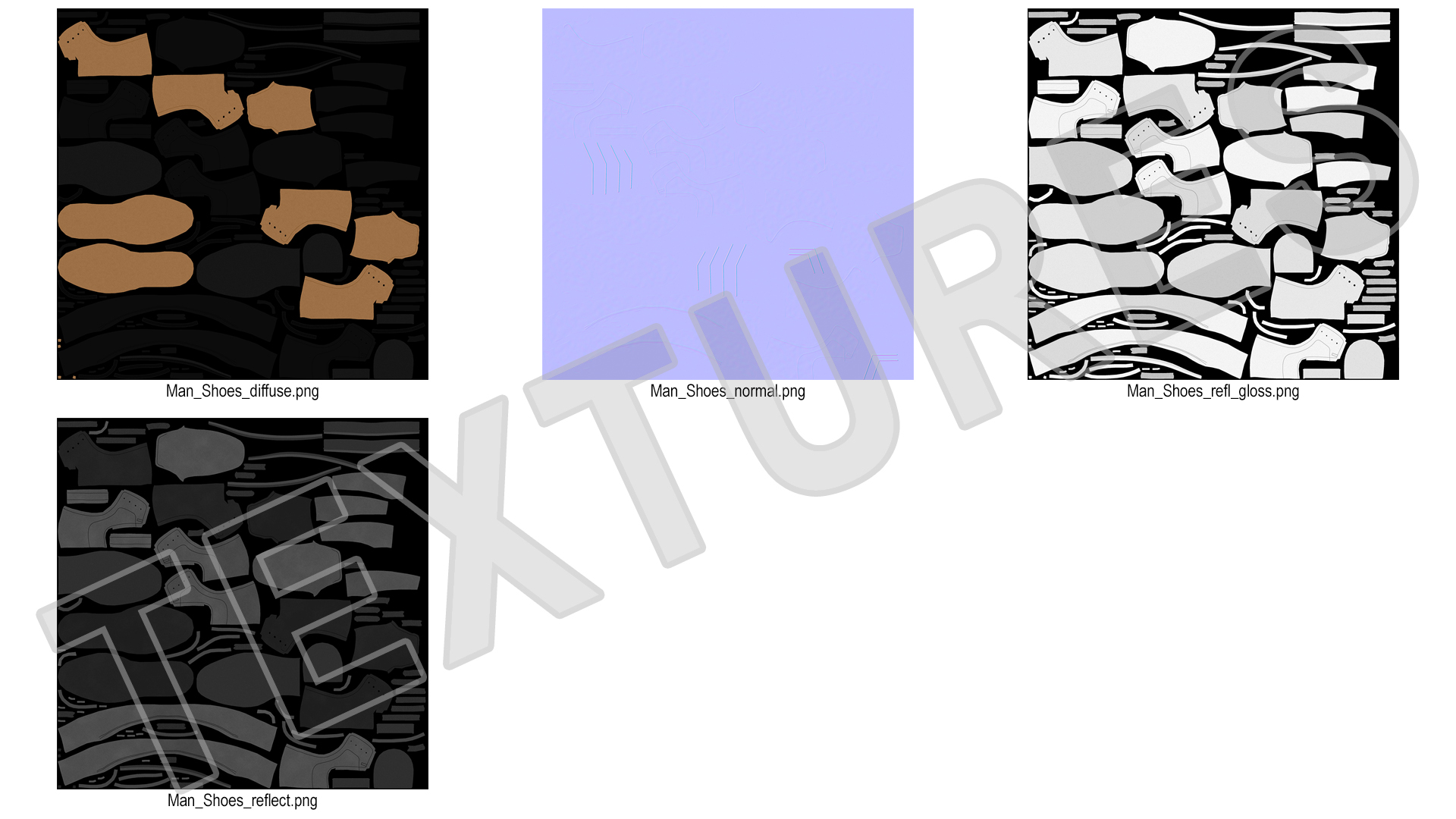 Men Shoes 3D model