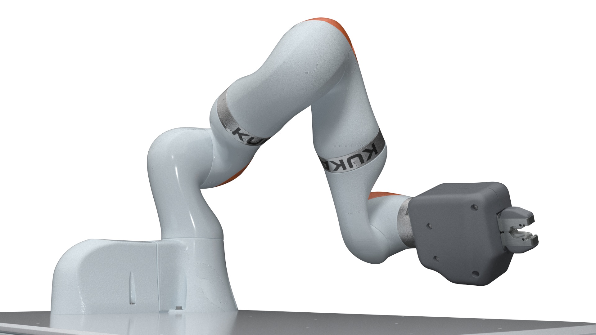 3D Autonomous Robot KUKA KMR Iiwa with Manipulator Rigged for Cinema 4D model