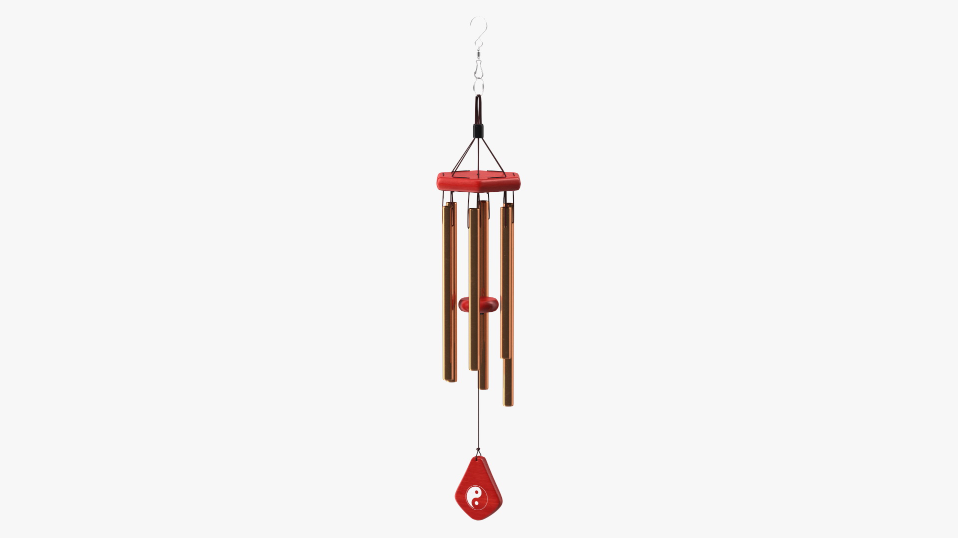 Bronze Wind Chime 3D