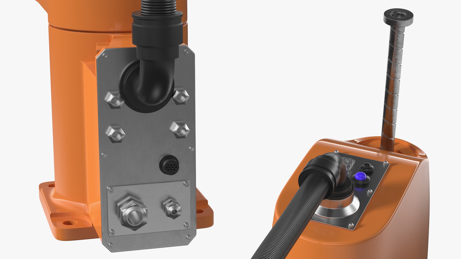 Industrial Robot Arm Rigged 3D