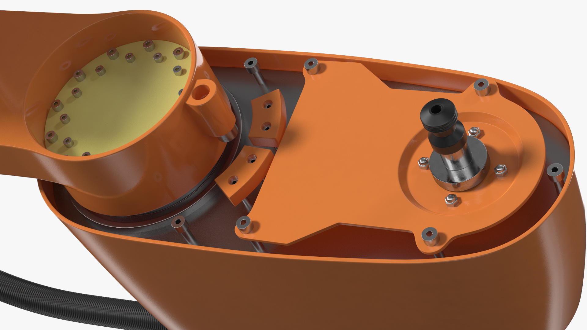 Industrial Robot Arm Rigged 3D
