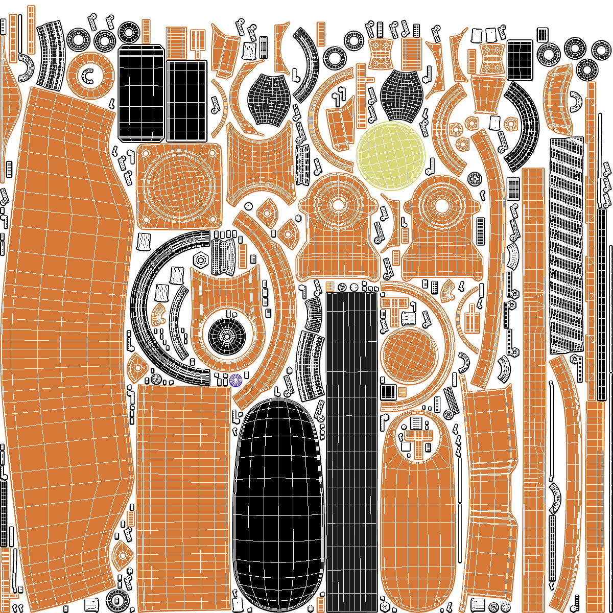 Industrial Robot Arm Rigged 3D