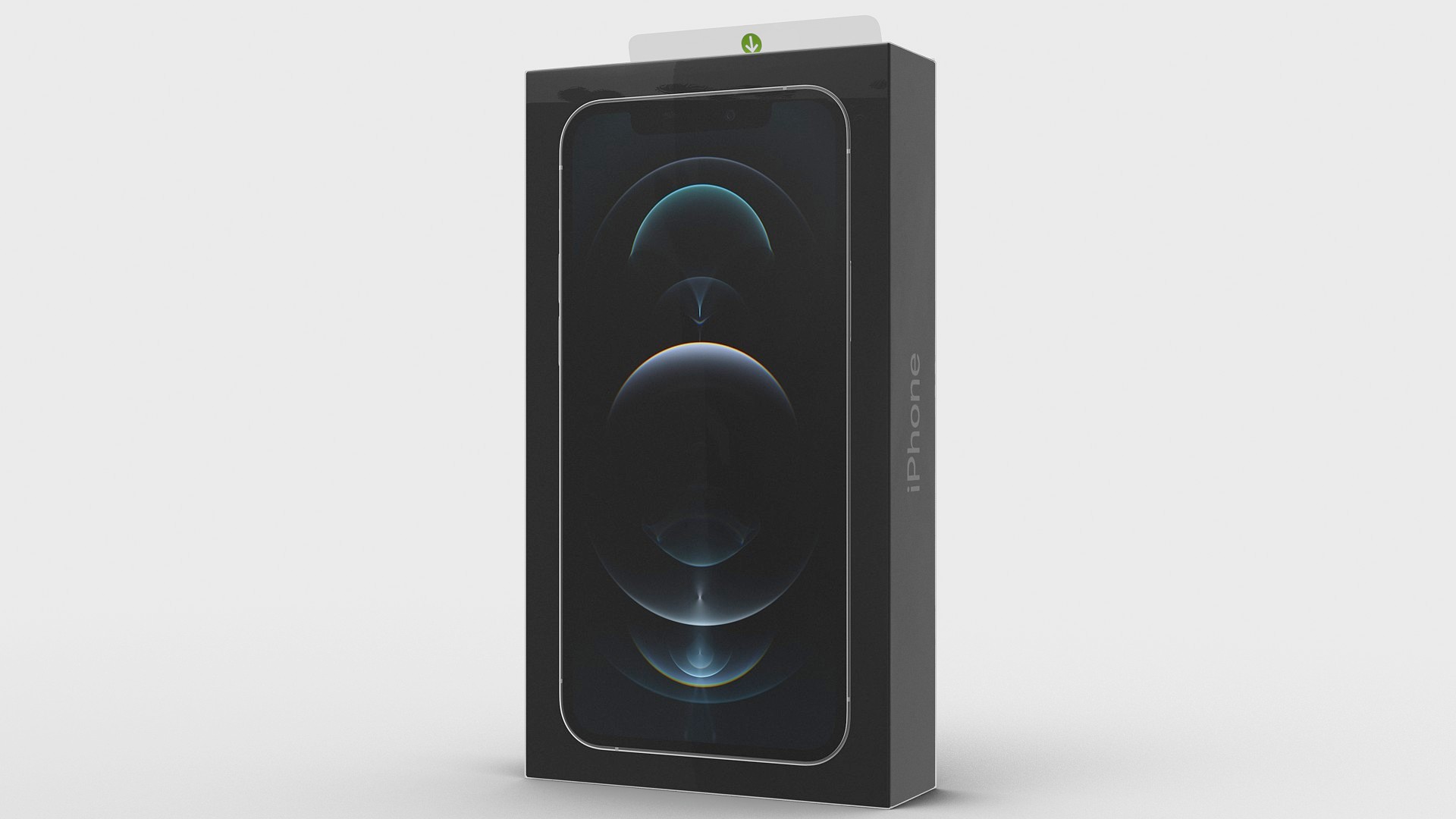 iPhone 12 Pro Box Silver 3D model