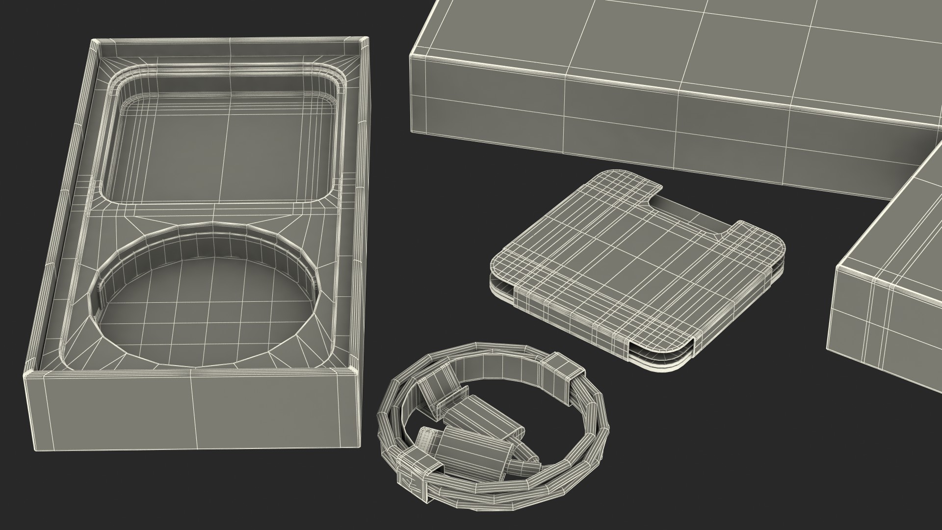 iPhone 12 Pro Box Silver 3D model