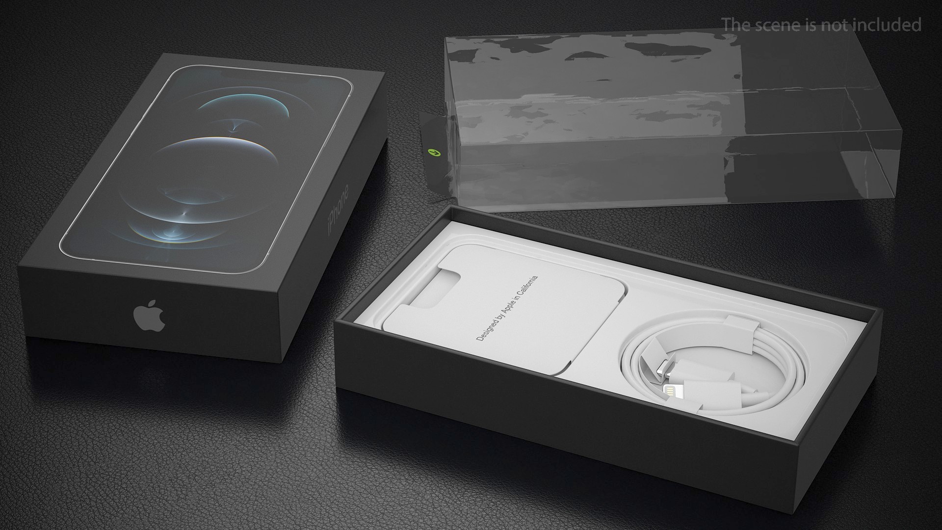 iPhone 12 Pro Box Silver 3D model