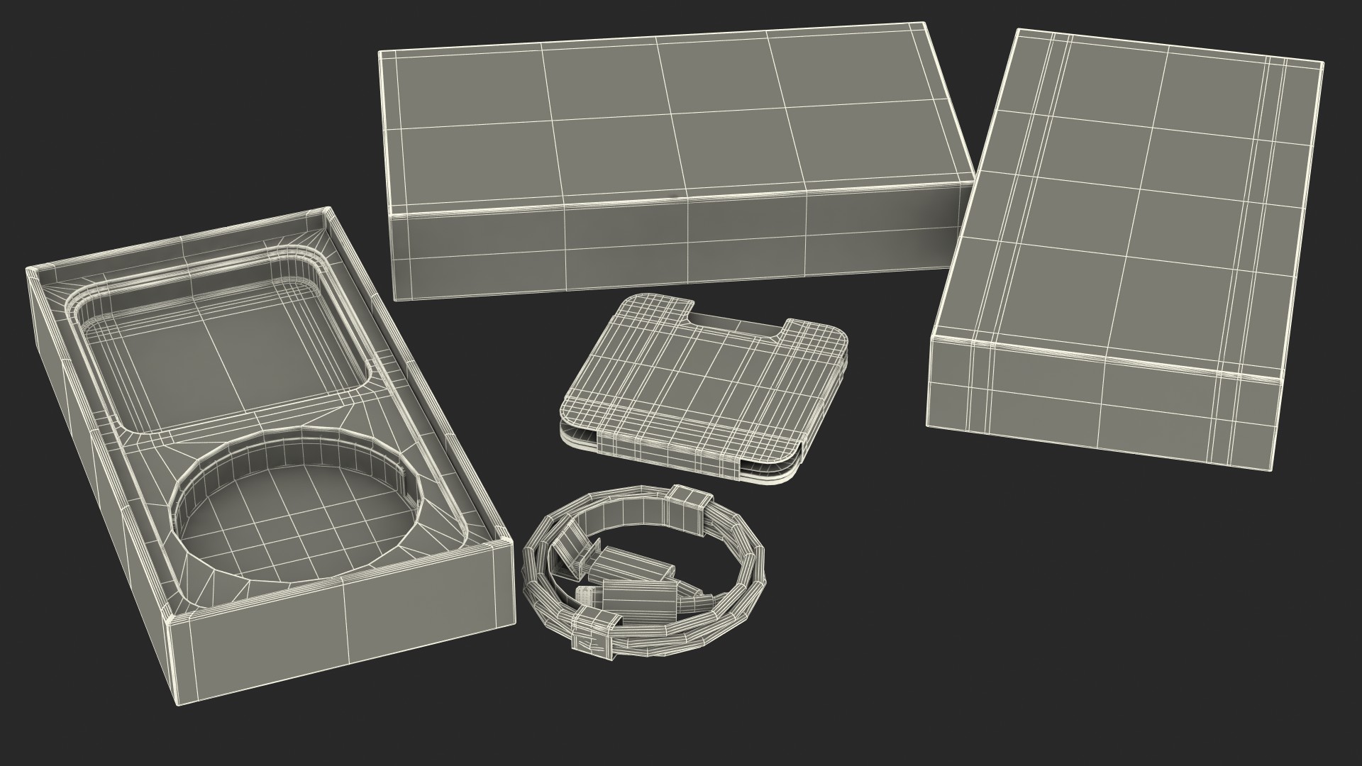 iPhone 12 Pro Box Silver 3D model