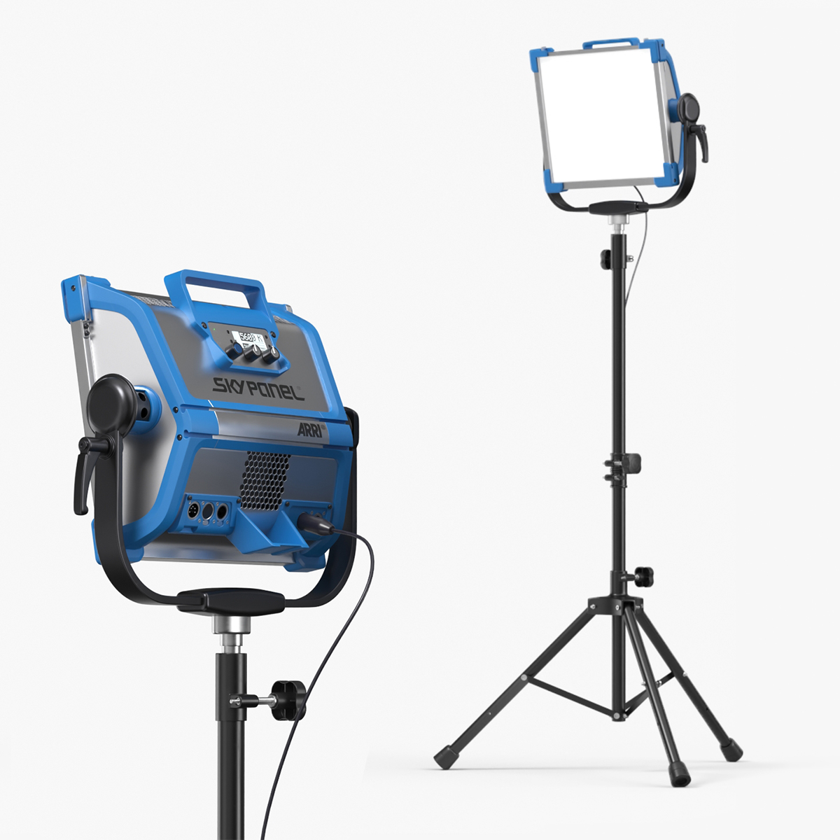 Arri SkyPanel LED Light S30-C Tripod 3D model preview