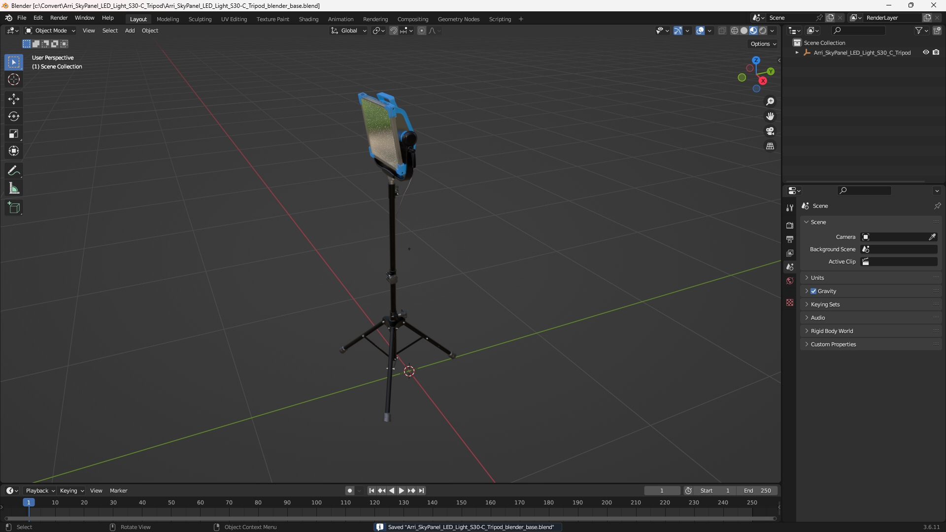 Arri SkyPanel LED Light S30-C Tripod - view 10