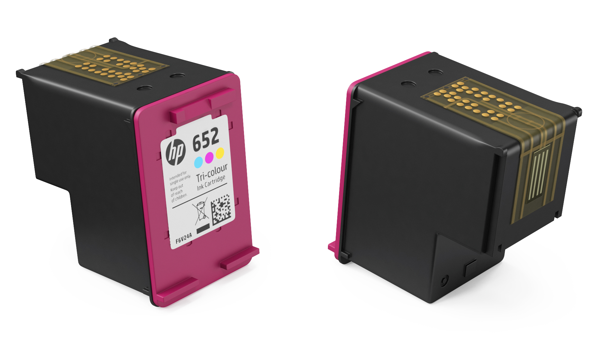 Ink Cartridge Hp 652 Tricolor 3D model
