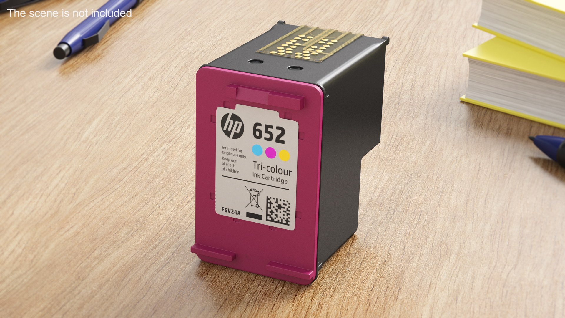 Ink Cartridge Hp 652 Tricolor 3D model