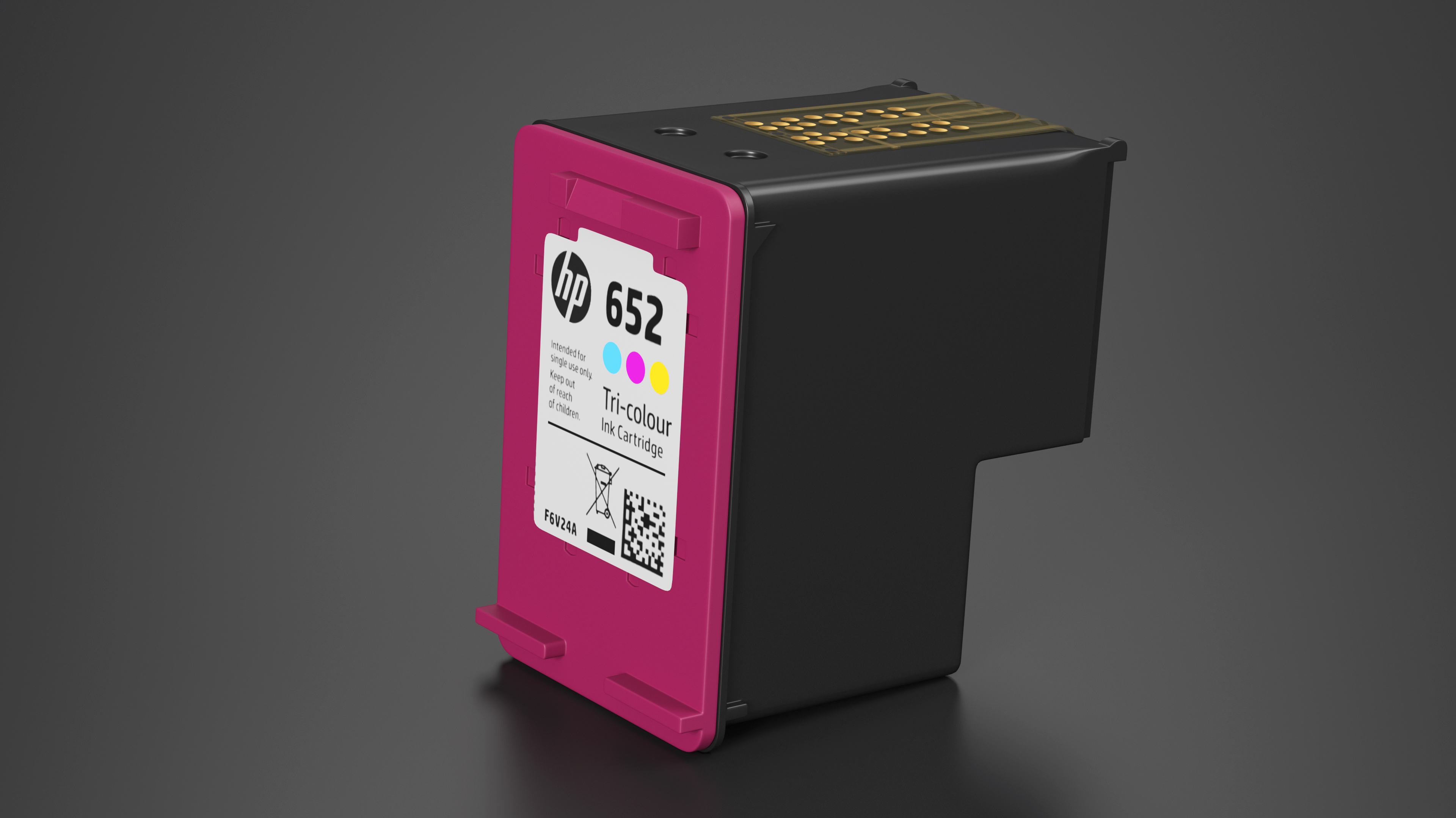 Ink Cartridge Hp 652 Tricolor 3D model