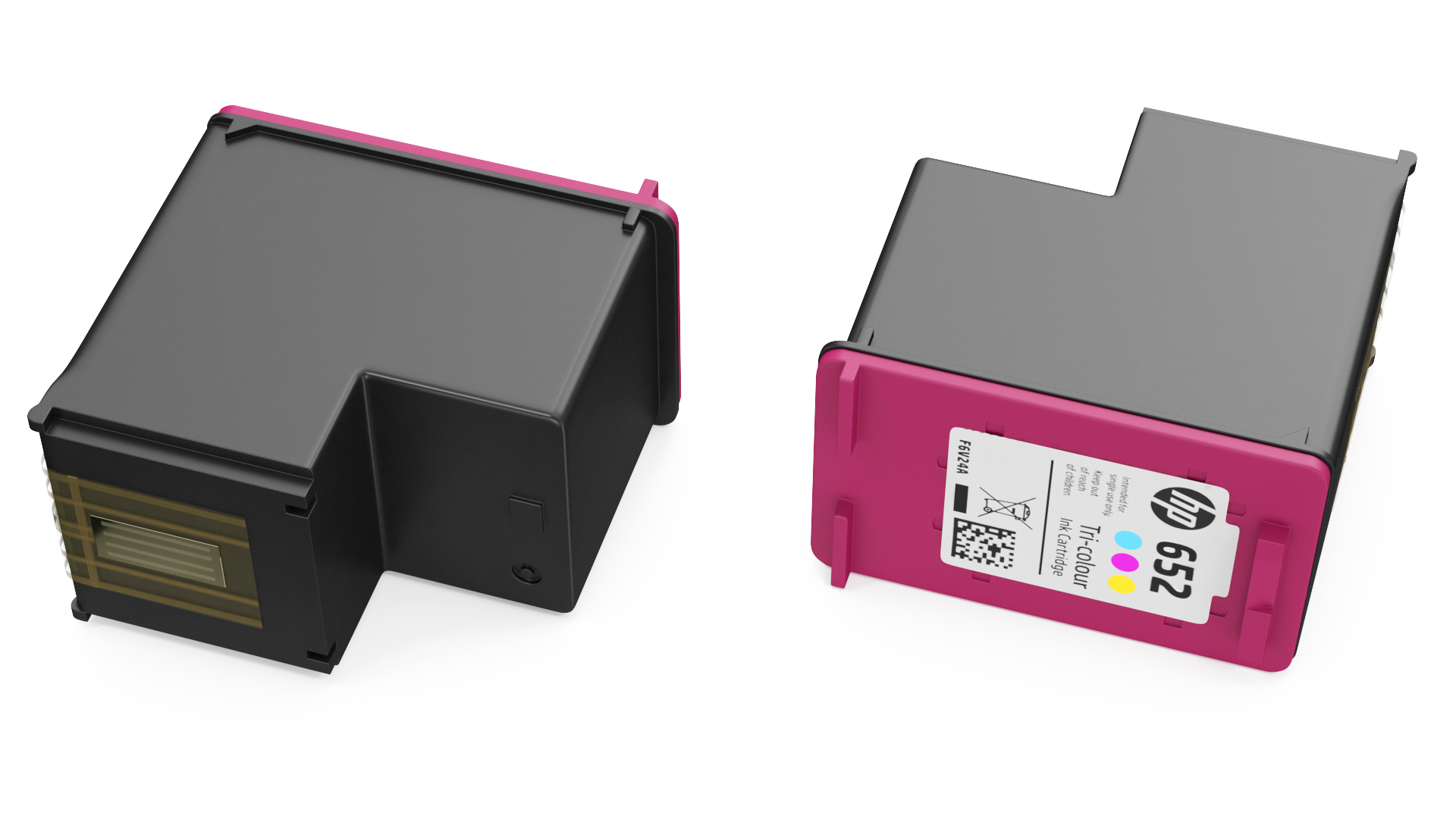 Ink Cartridge Hp 652 Tricolor 3D model