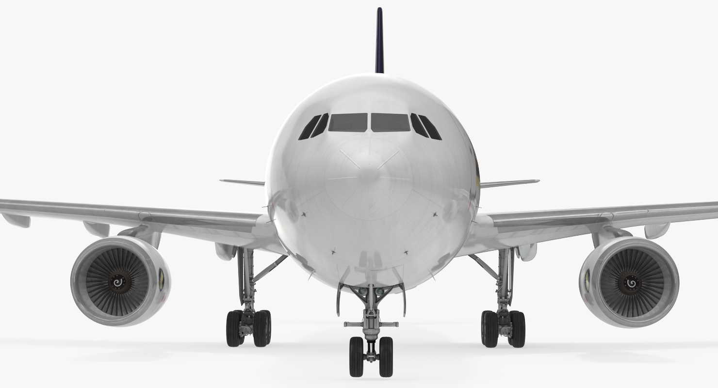3D Airbus A310 300 Singapore Airlines Rigged