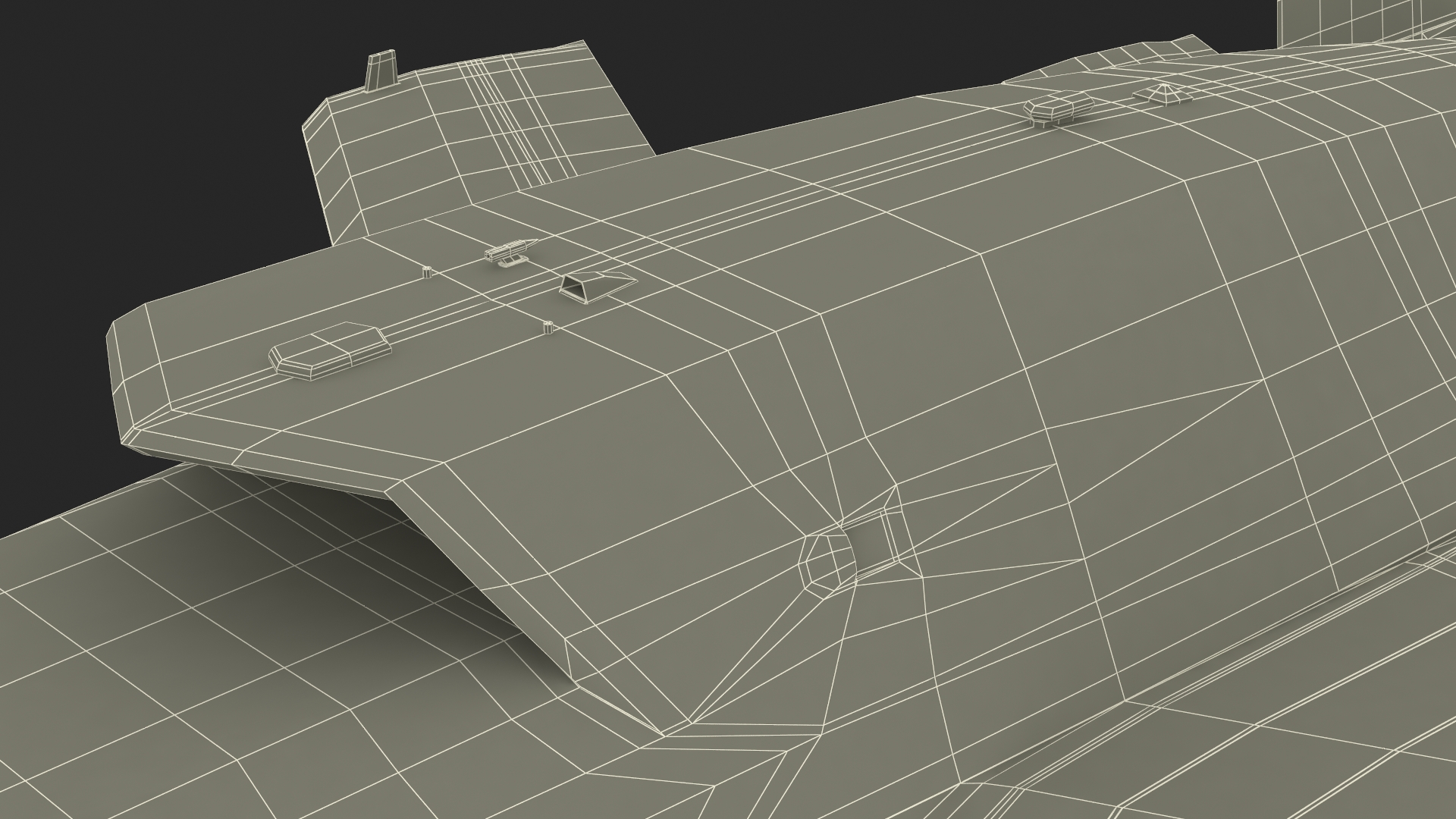 3D Jet Powered UAV EADS Barracuda Rigged for Cinema 4D