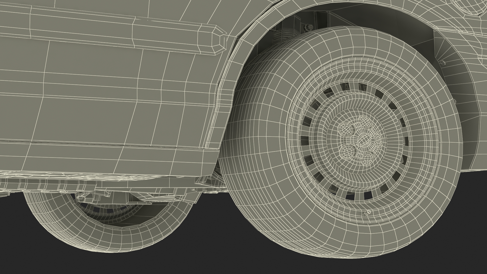 3D model Police Interceptor Sedan Ford Crown Victoria Rigged for Cinema 4D